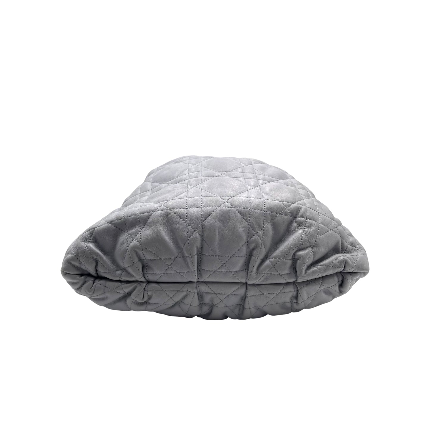 Dior Cannage Grey Bucket Bag