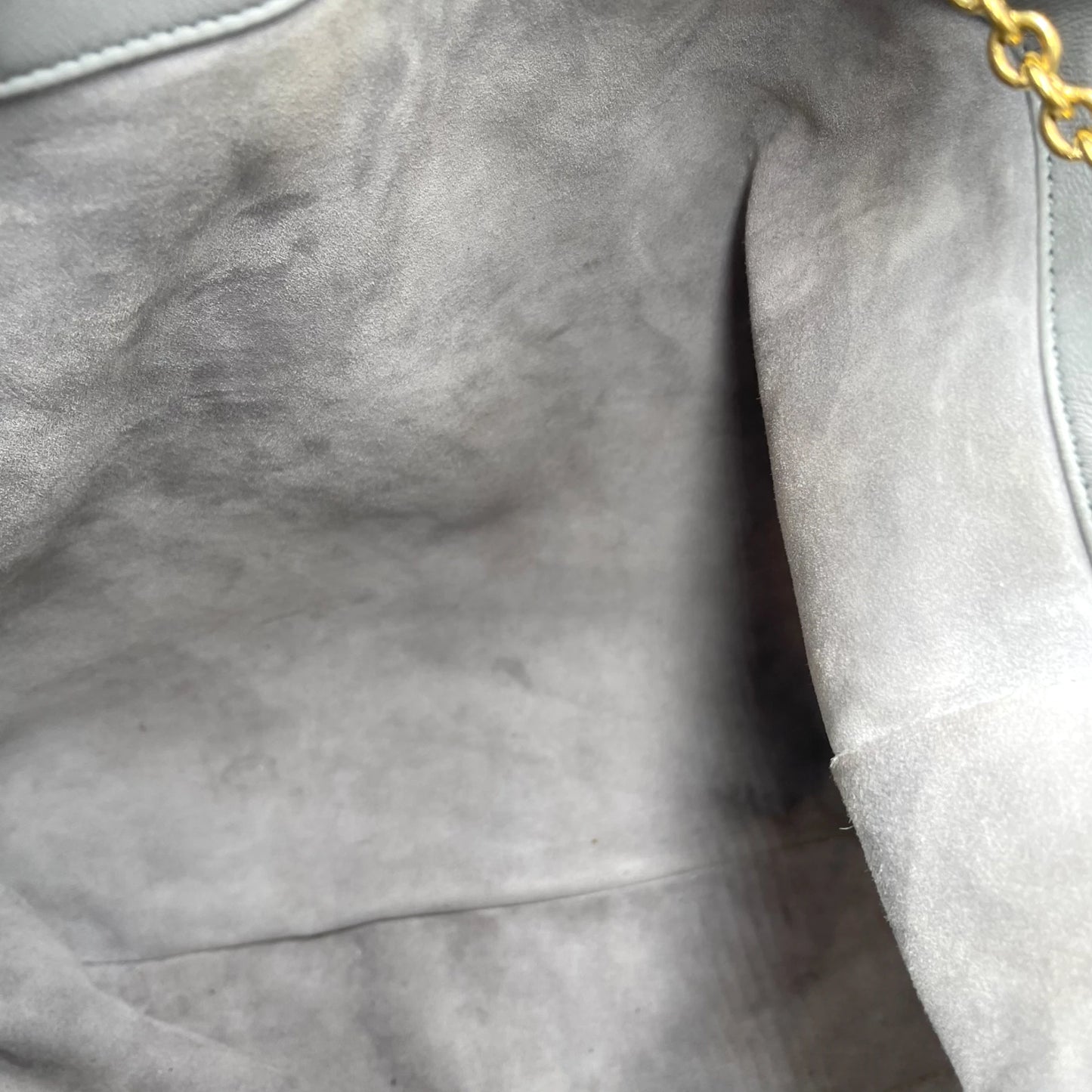 Dior Cannage Grey Bucket Bag