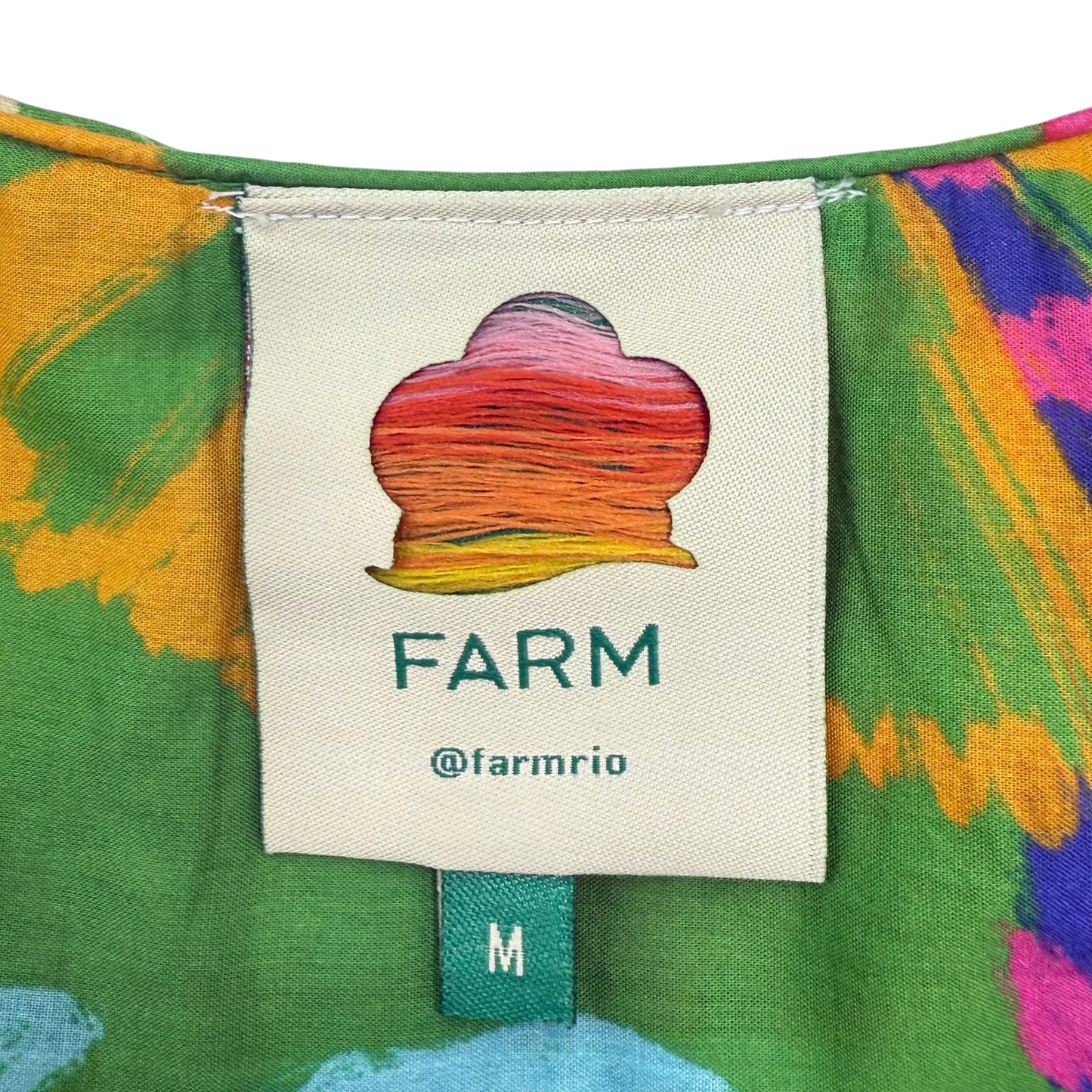 Farm Rio Forest Birds Green Dress