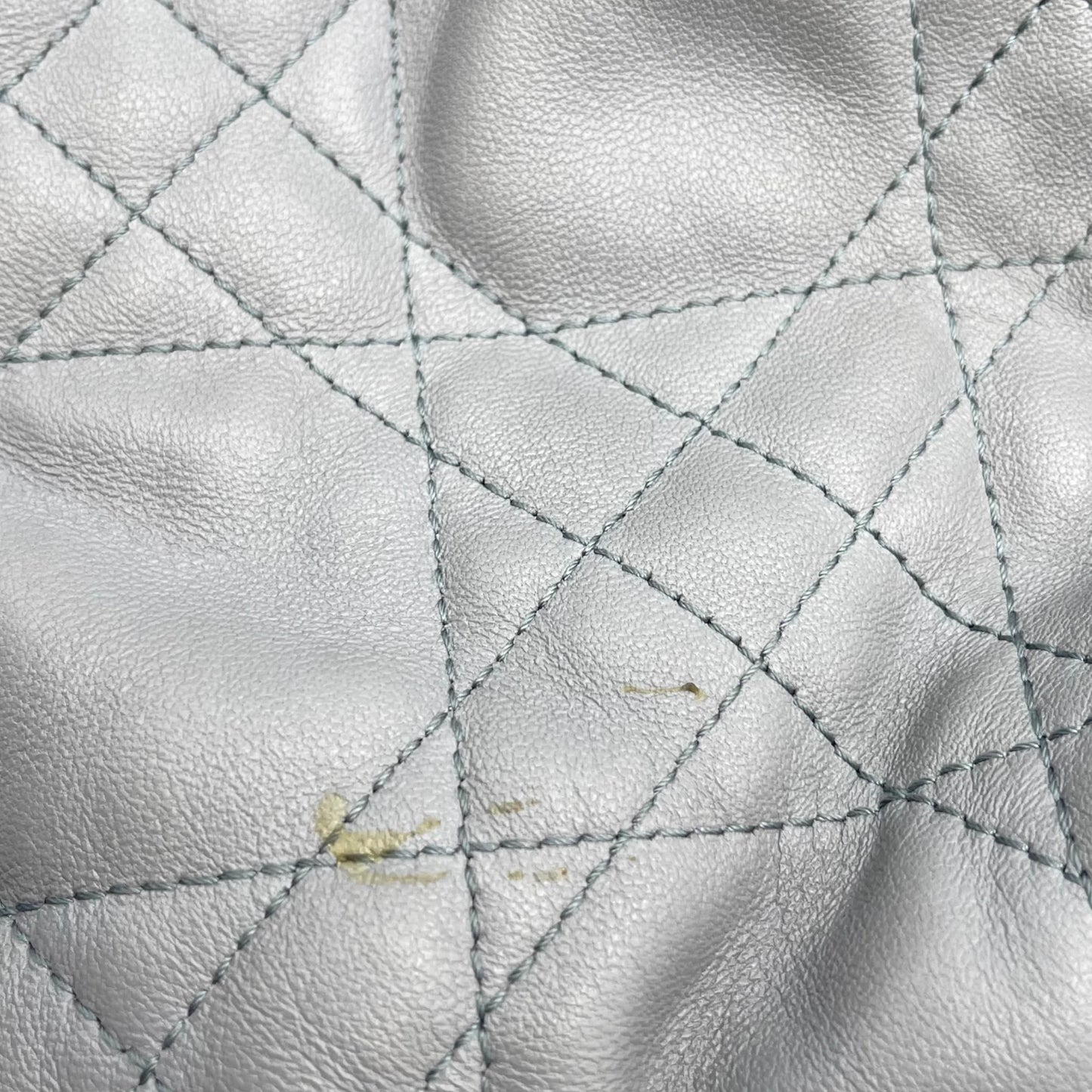 Dior Cannage Grey Bucket Bag