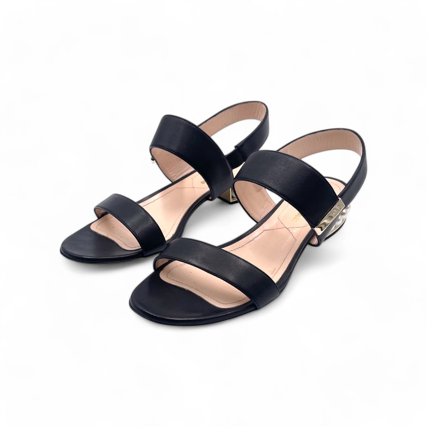 Nicholas Kirkwood Black Sandals