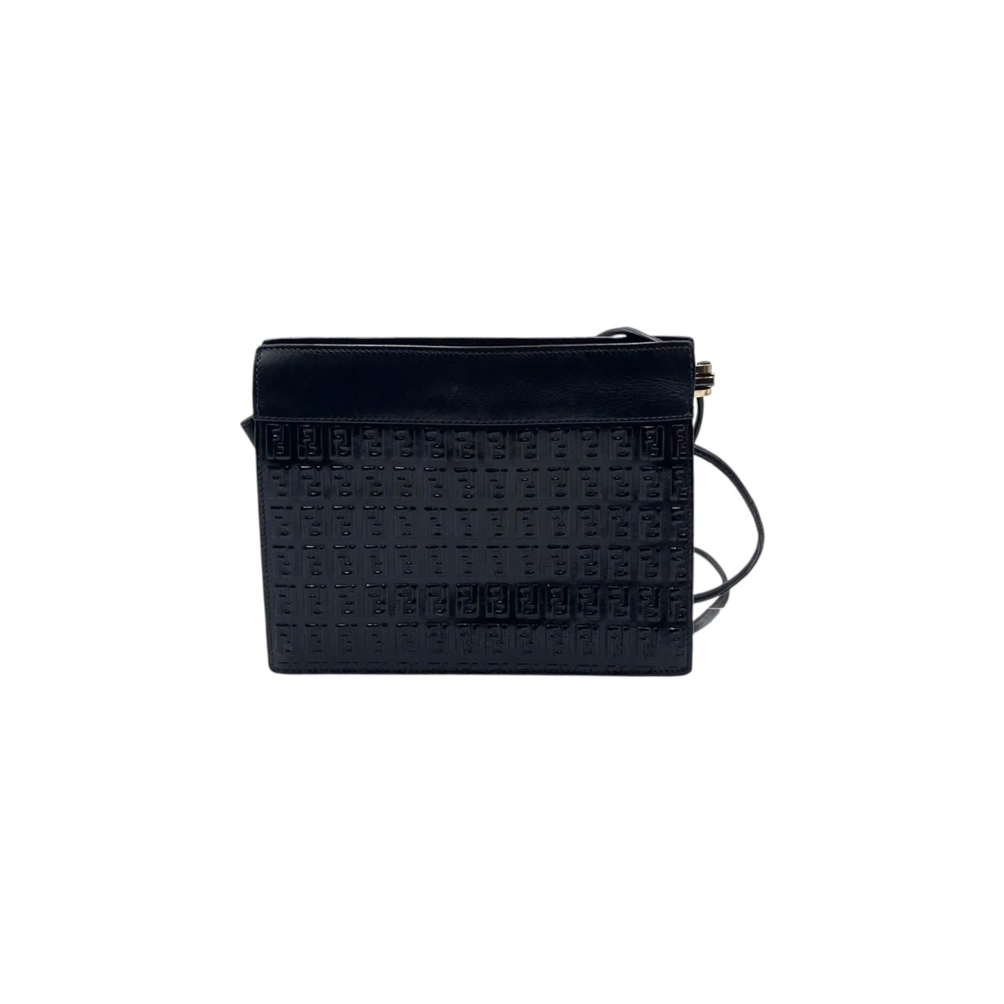 Fendi Black Patent Shoulder Bag