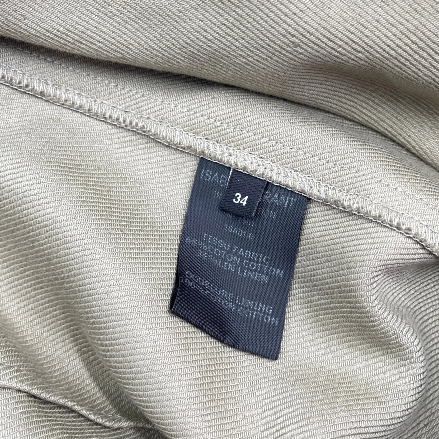Isabel Marant Khaki Wide Trousers