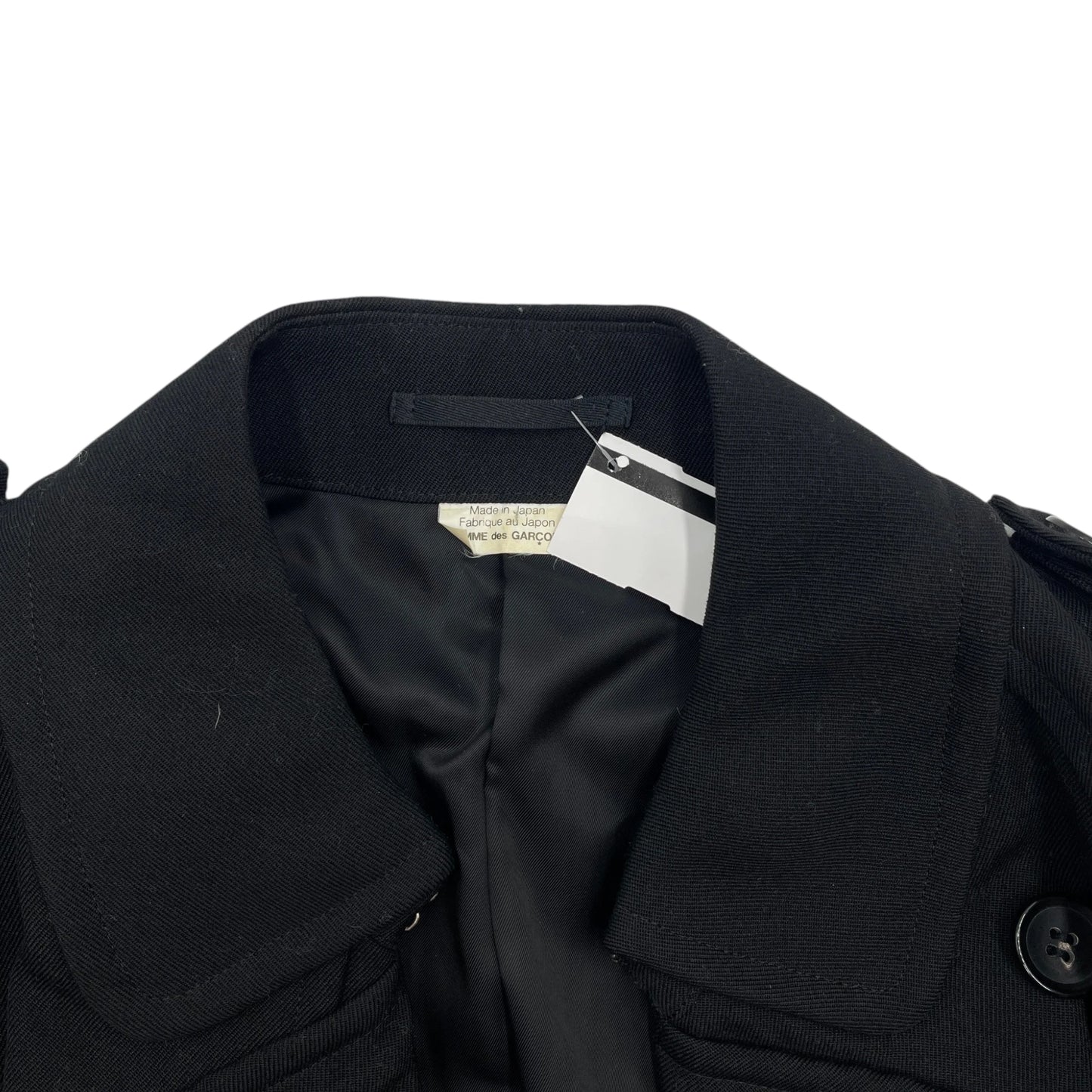 Comme des Garçons Homme Plus Tailored Coat Black