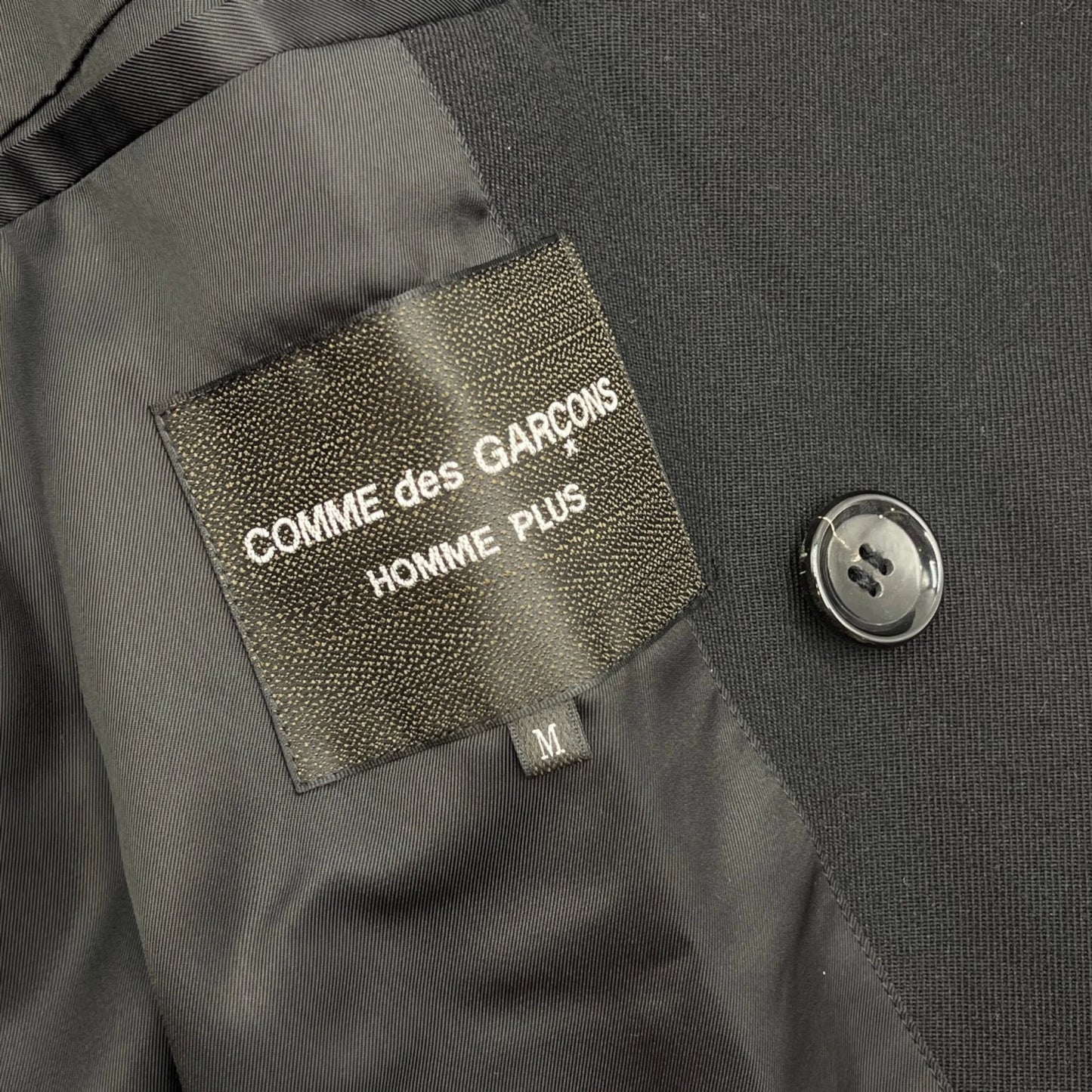 Comme des Garçons Homme Plus Tailored Coat Black