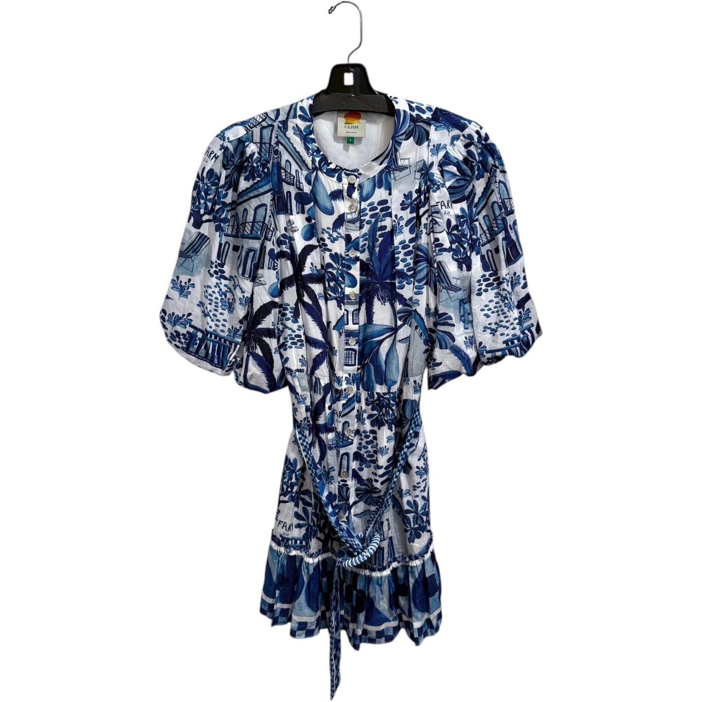 Farm Rio Sweet Rio Printed Mini Dress