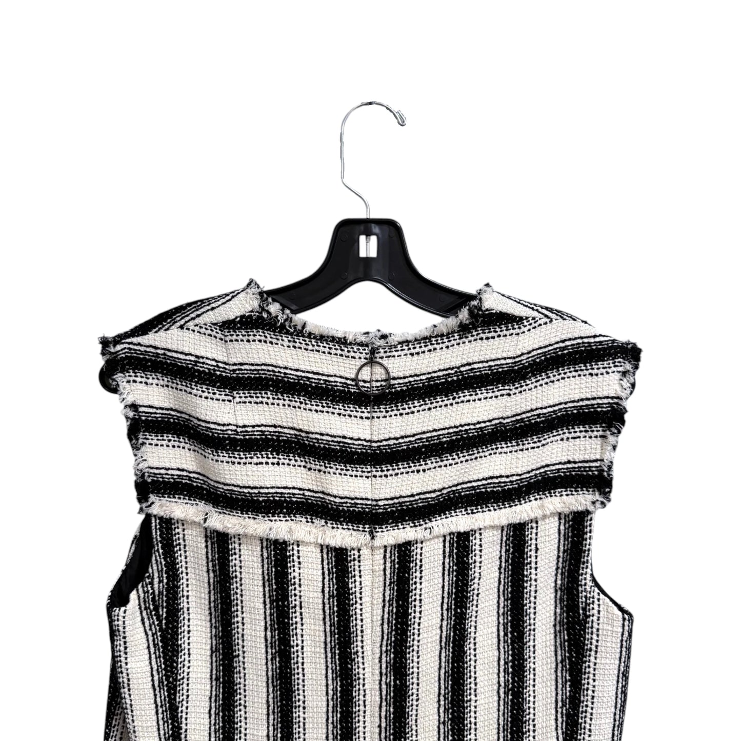 Akris Punto Black Ivory Button-Embellished Tweed Dress