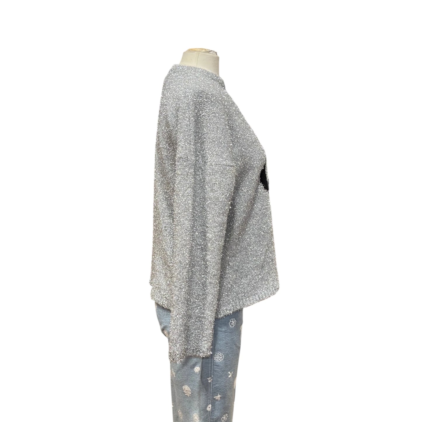 Off-White Metallic Sweater