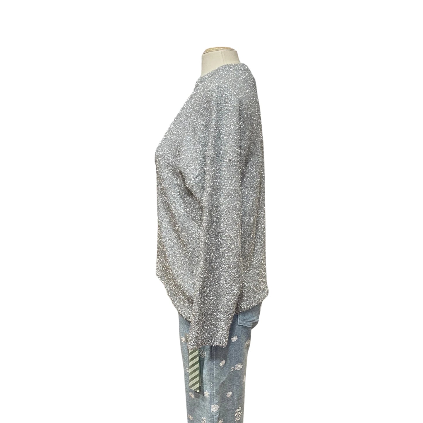 Off-White Metallic Sweater