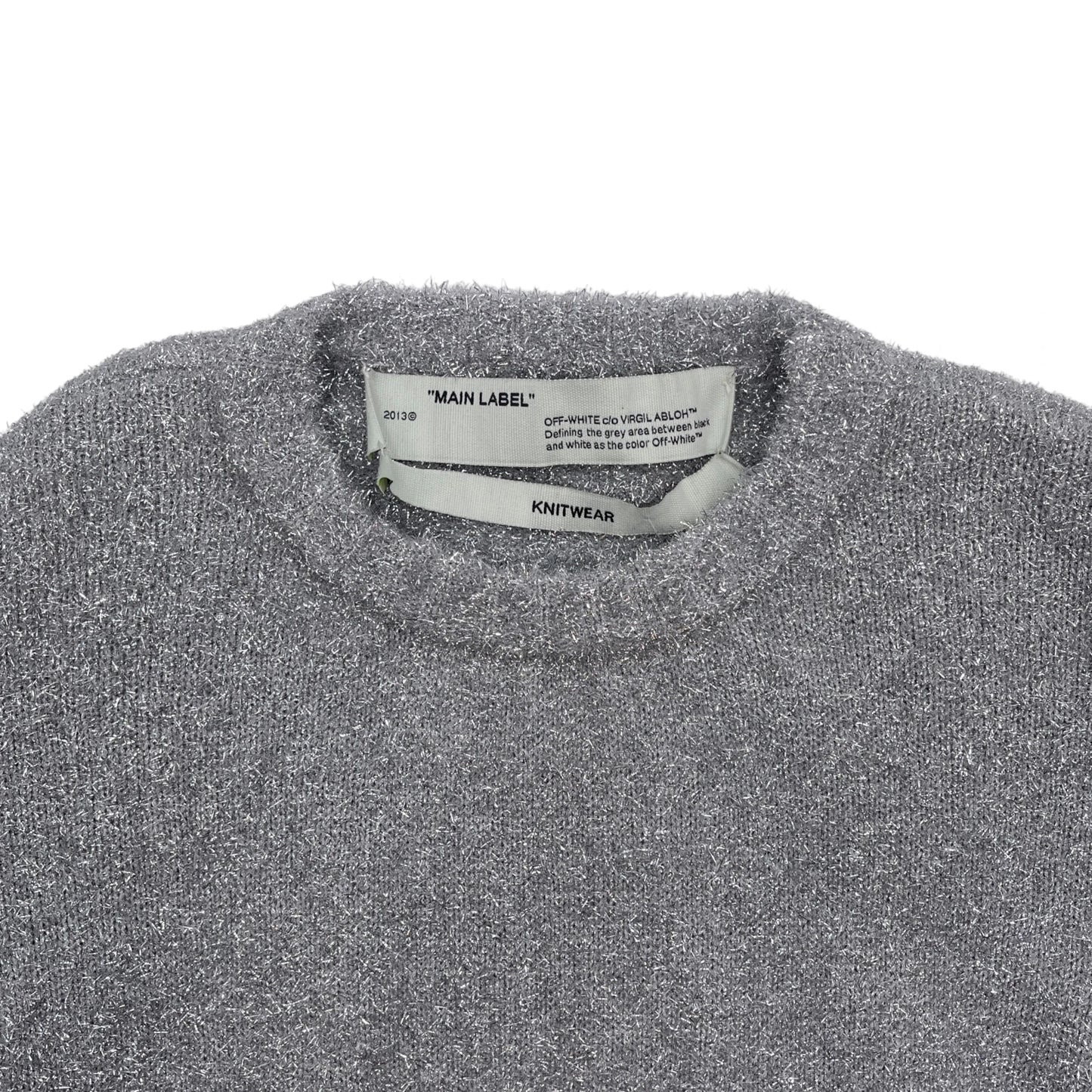 Off-White Metallic Sweater