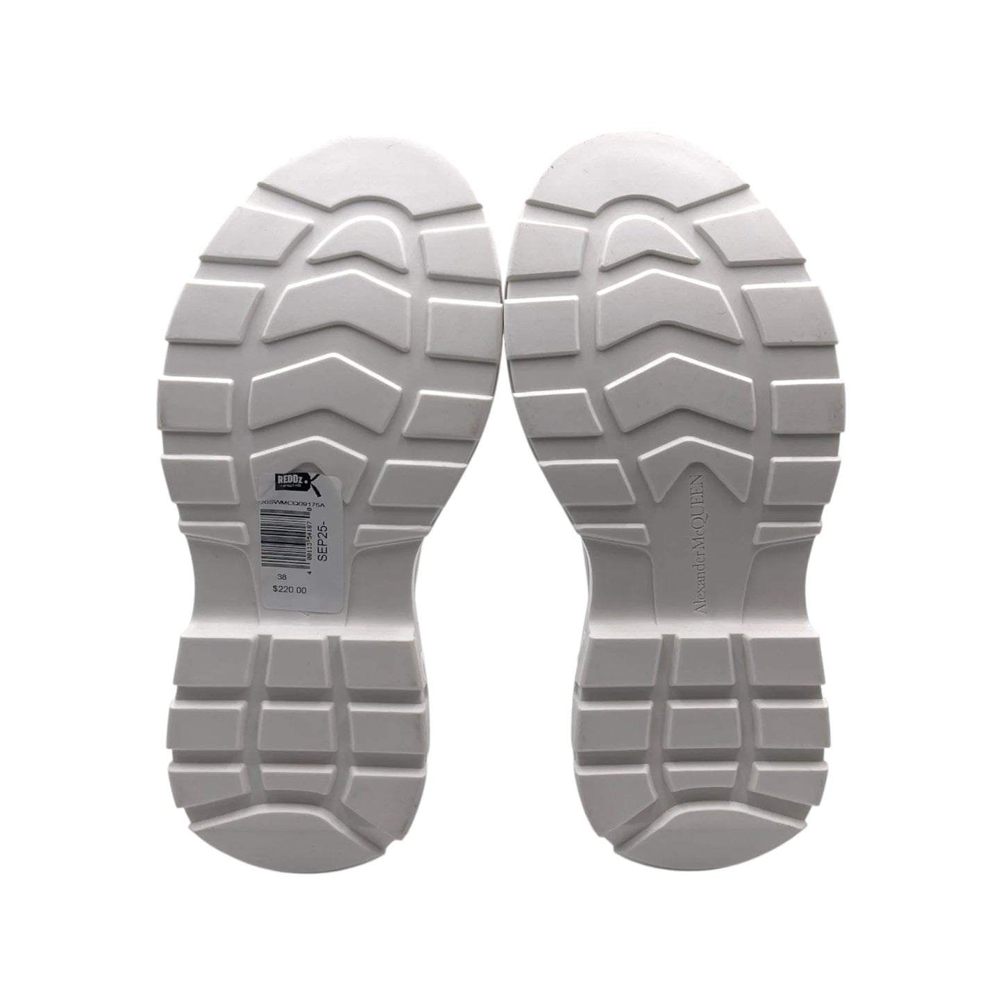 McQueen White Canvas Tread Slick Women's Snkr