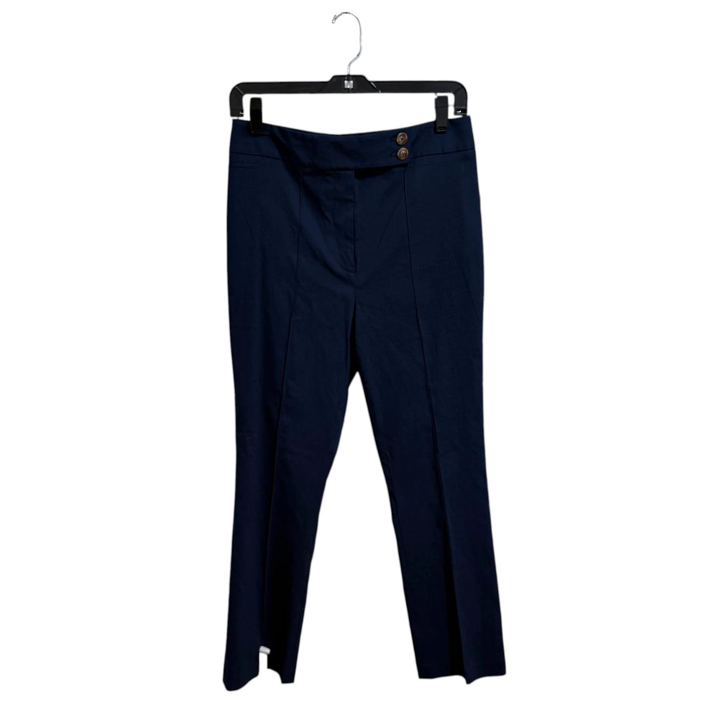 Veronica Beard Blue Pleated Dell Pants