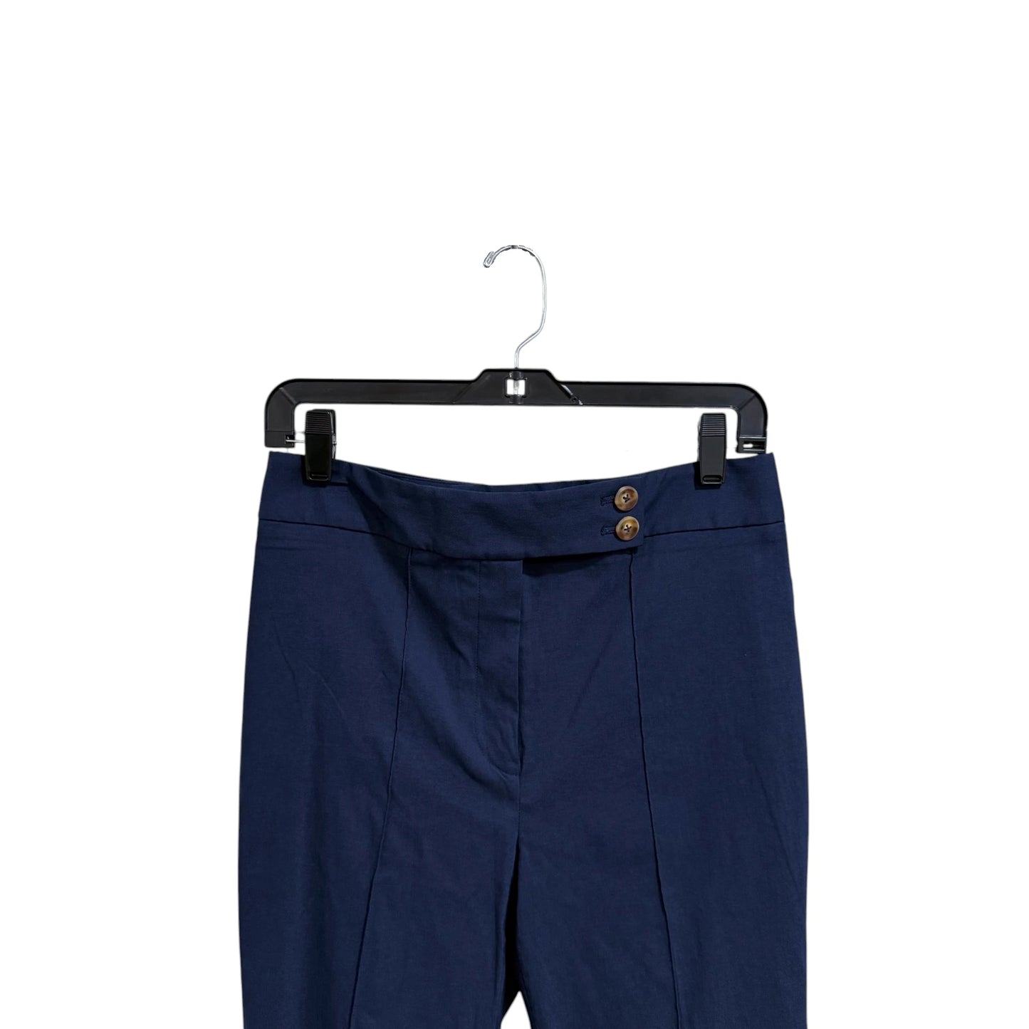 Veronica Beard Blue Pleated Dell Pants