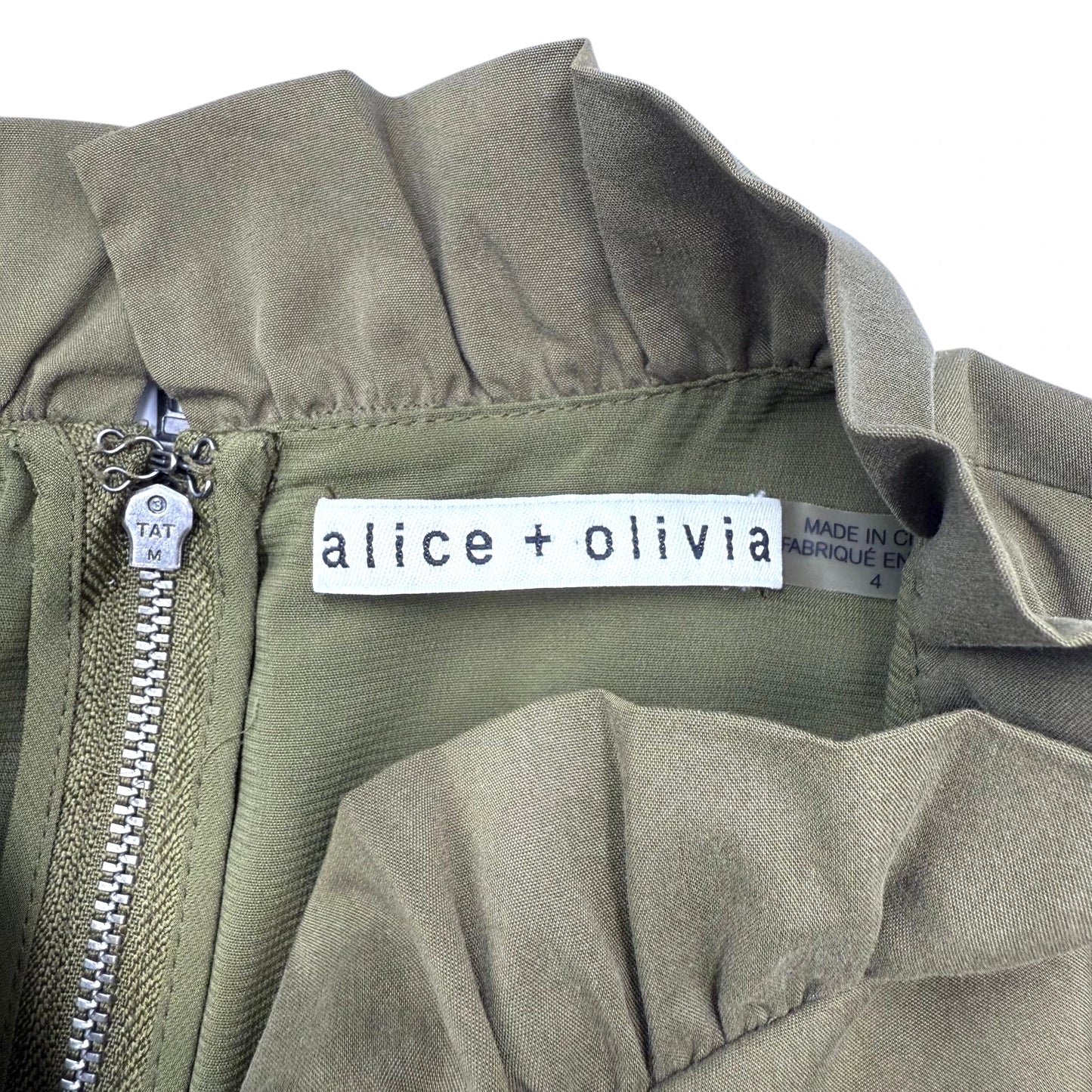 Alice + Olivia Olive Vida Mini Dress