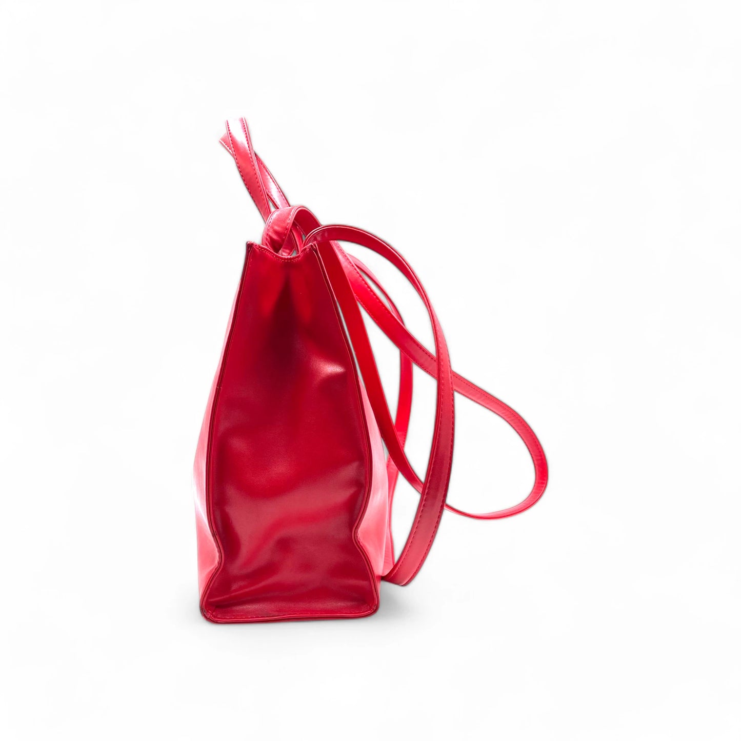 Telfar Red Medium Shopping Bag