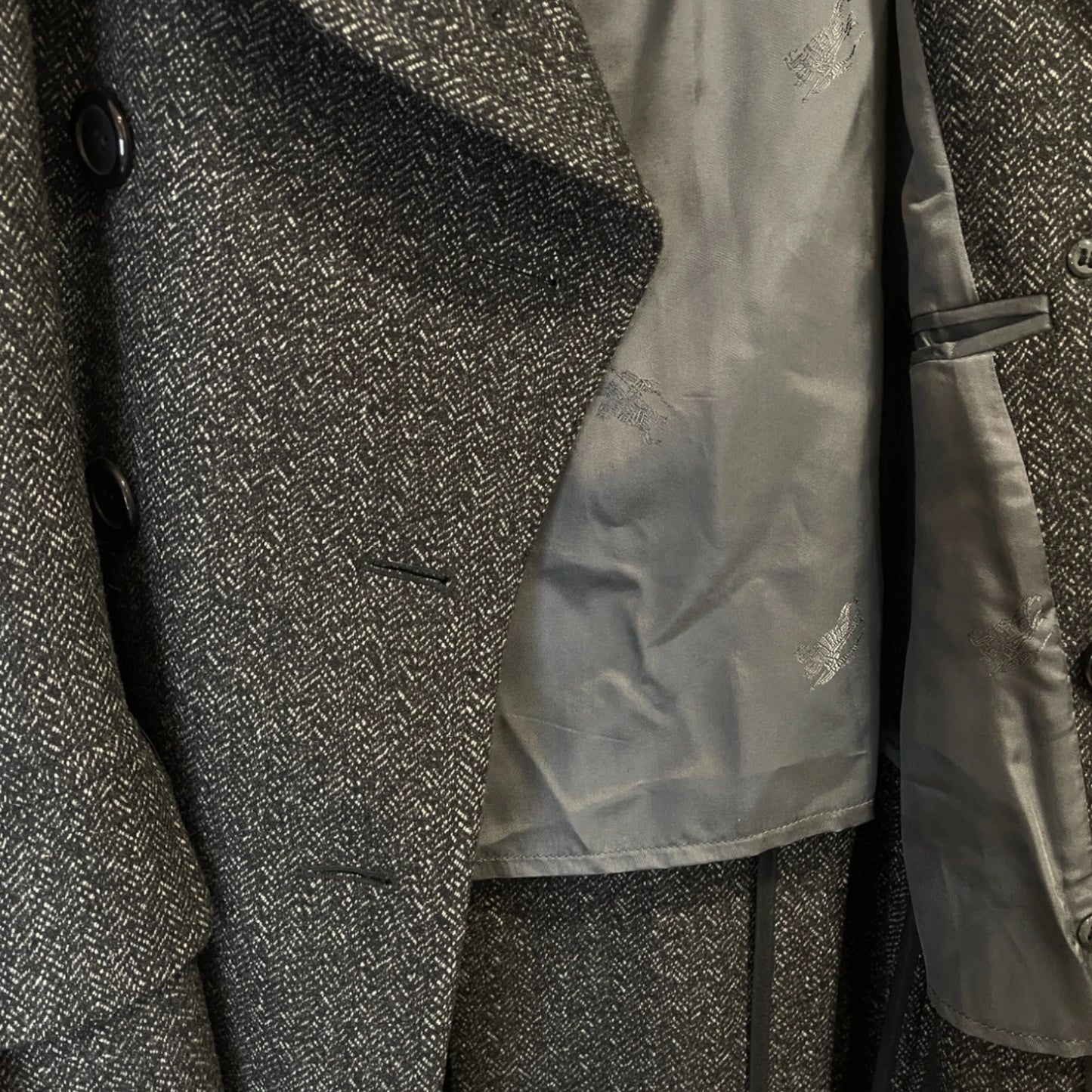 Burberry London Wool Long Coat Men's - 54
