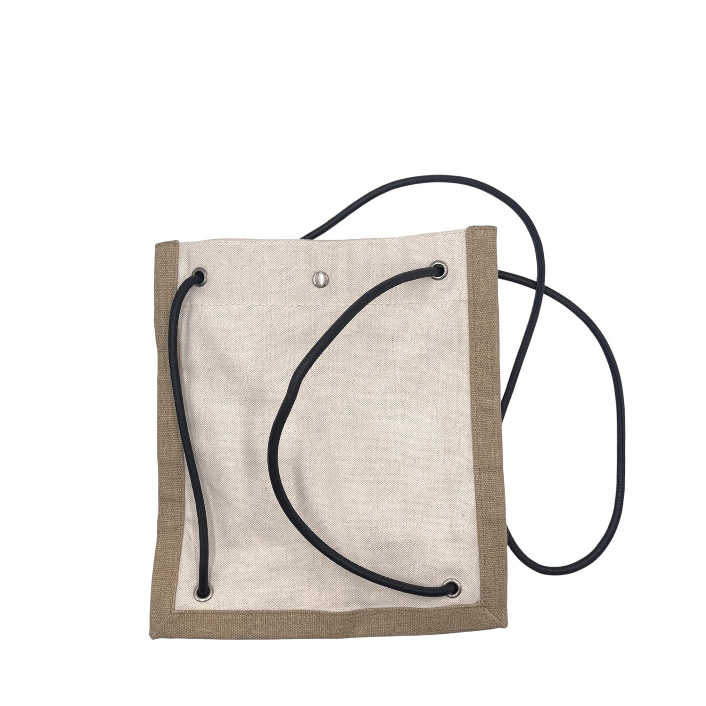 Saint Laurent Beige Canvas Shoulder Bag