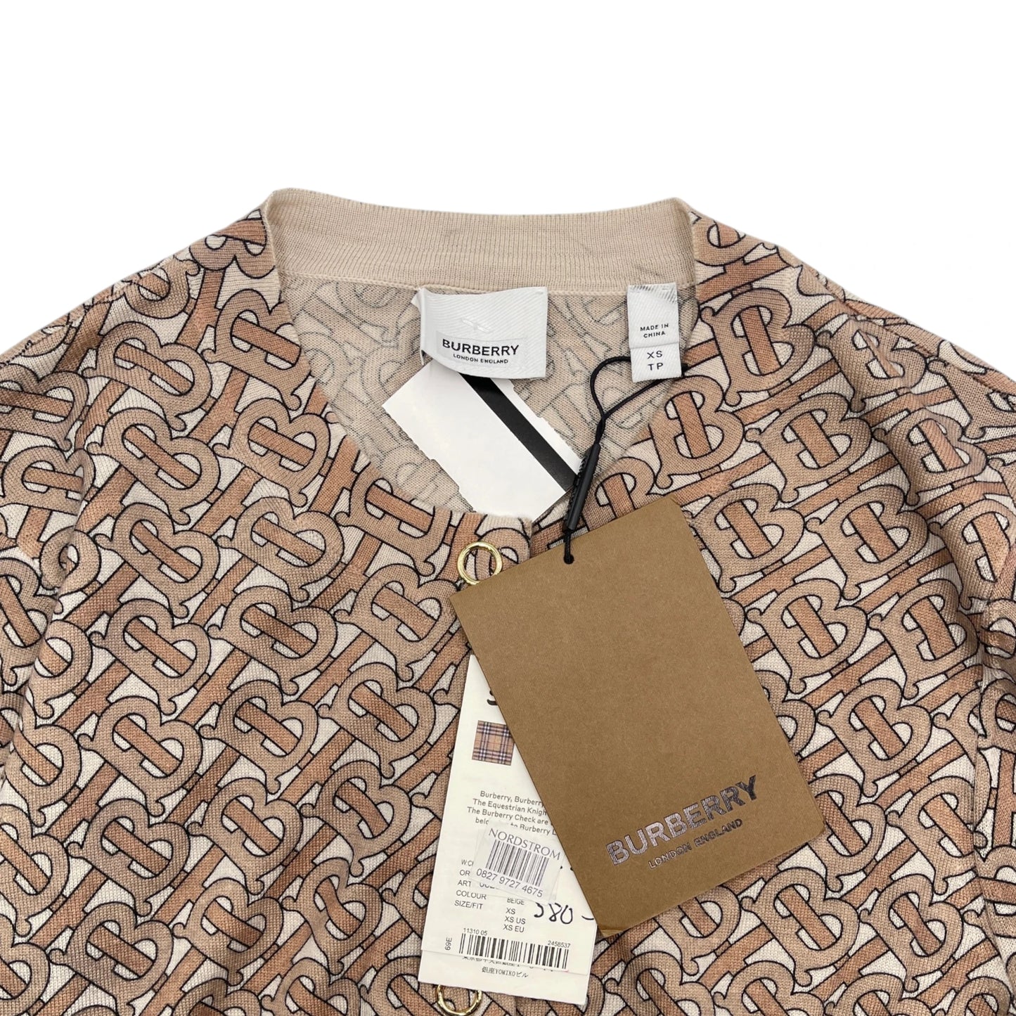 Burberry Merino Wool Cardigan
