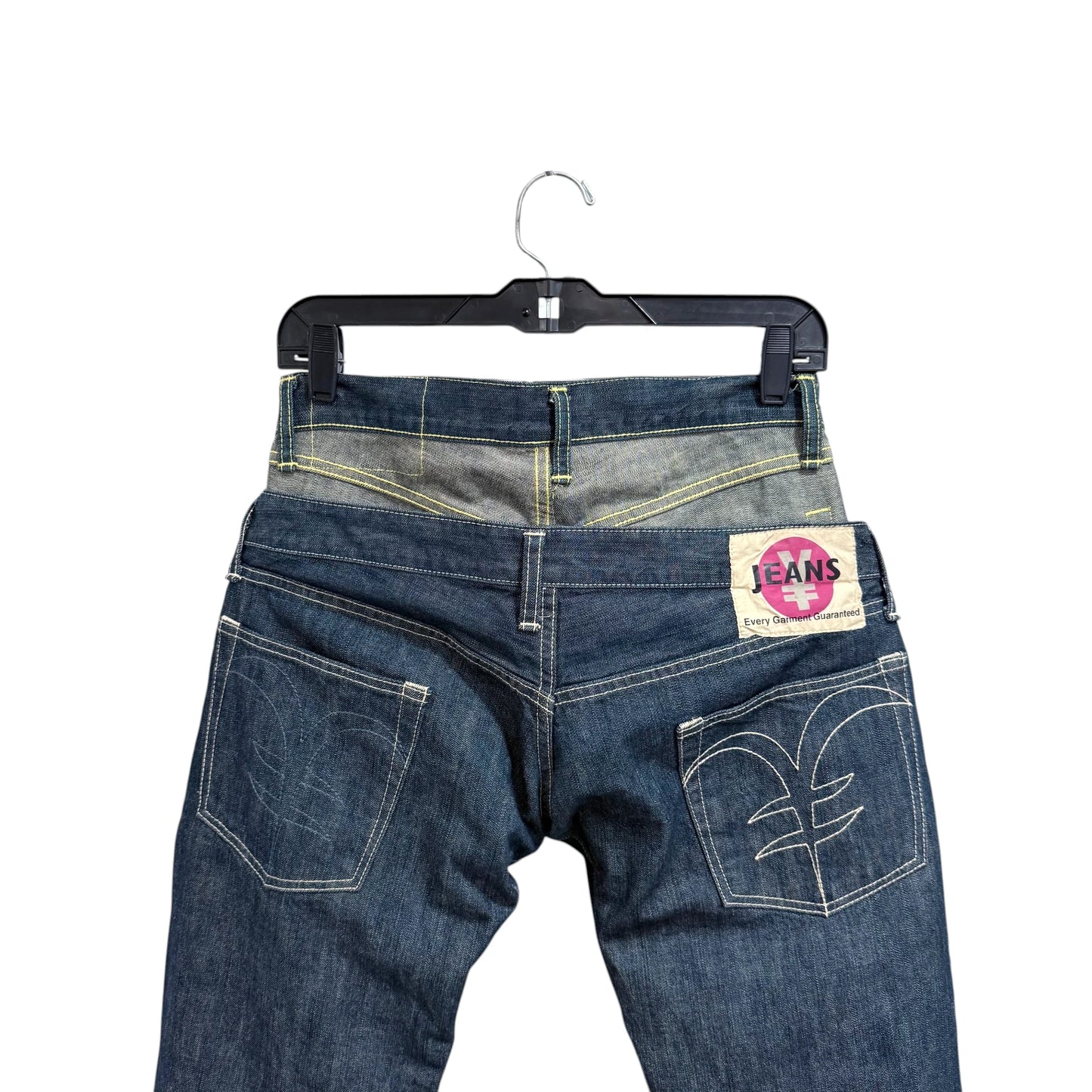 YENJEANS Double Waist Japanese Denim Jeans