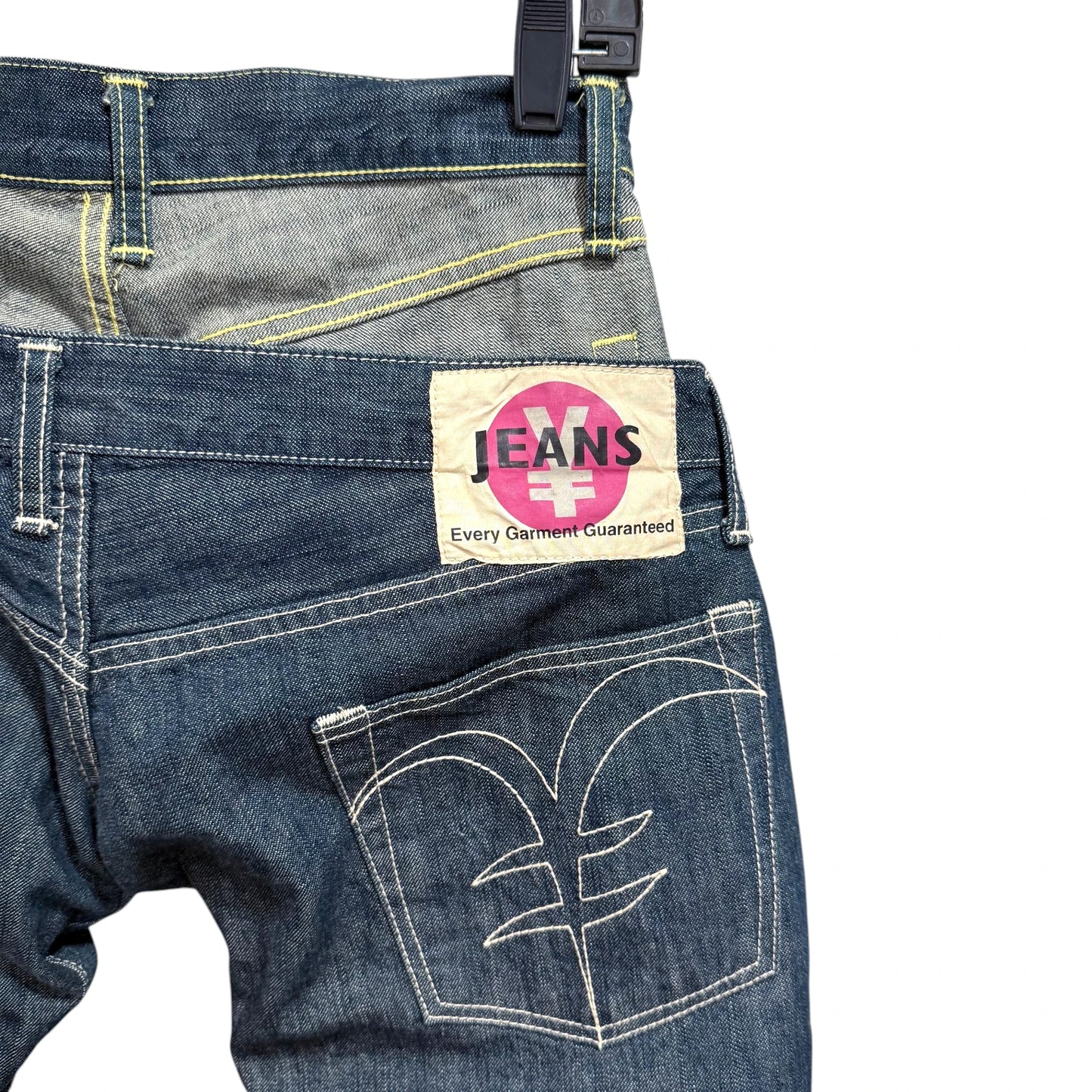 YENJEANS Double Waist Japanese Denim Jeans