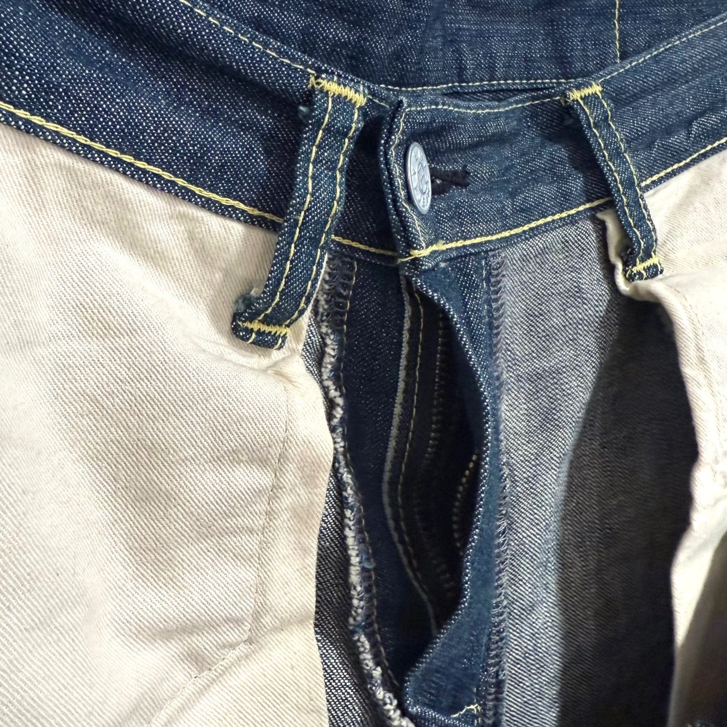 YENJEANS Double Waist Japanese Denim Jeans