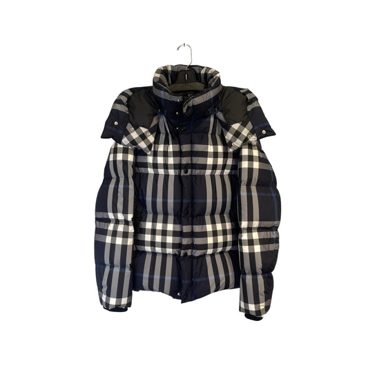 Burberry Check White/Dark Puffer Jacket Men's - XL