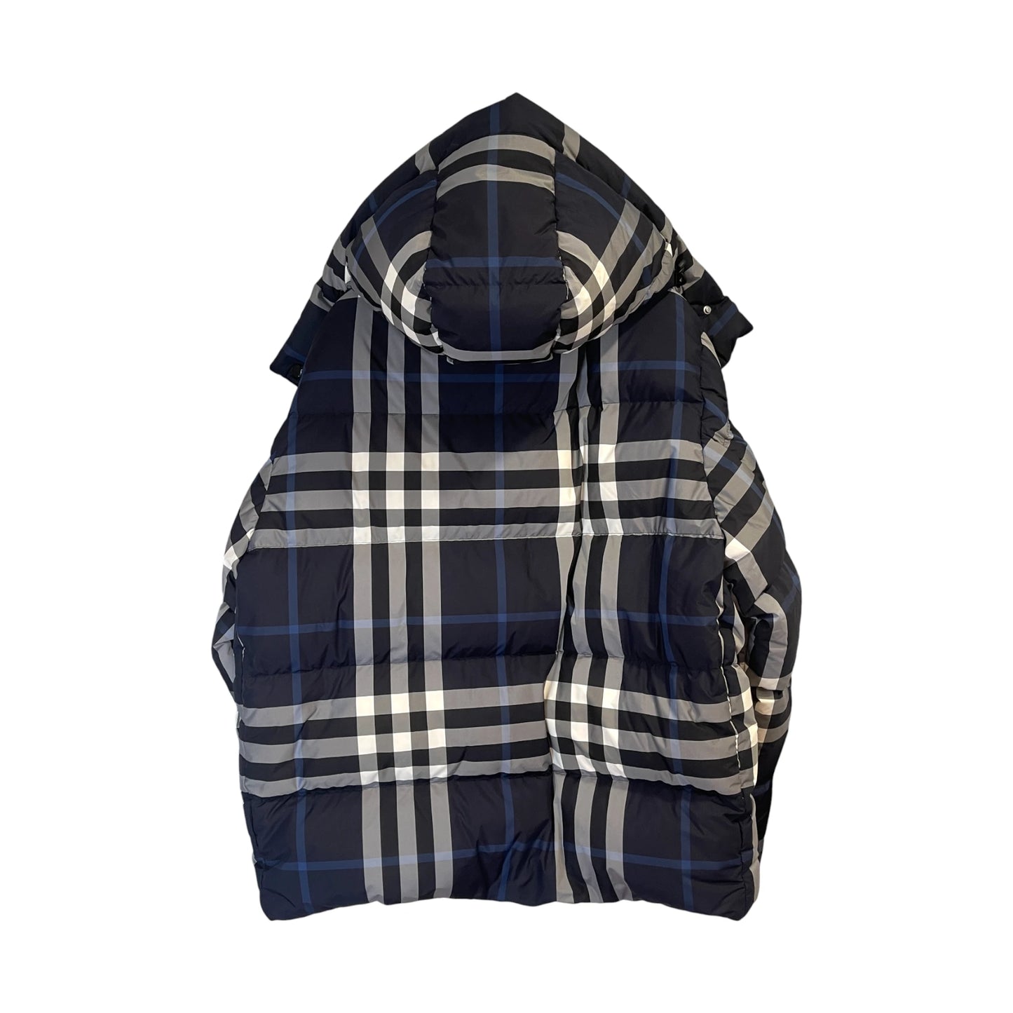 Burberry Check White/Dark Puffer Jacket Men's - XL