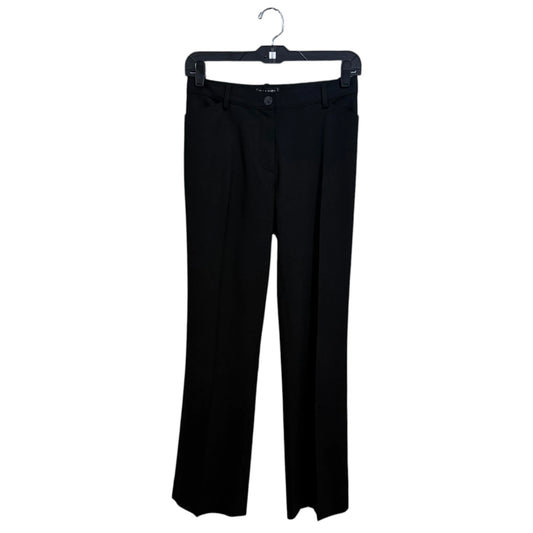 Chanel Black Wool Pleated Trousers