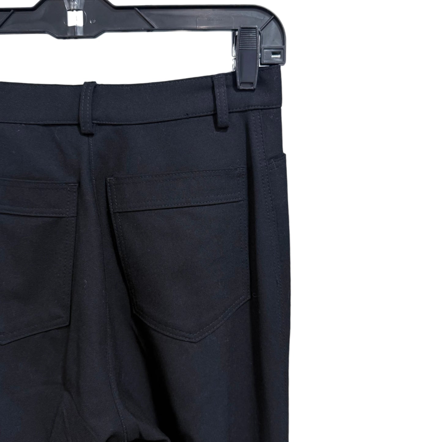 Chanel Black Wool Pleated Trousers