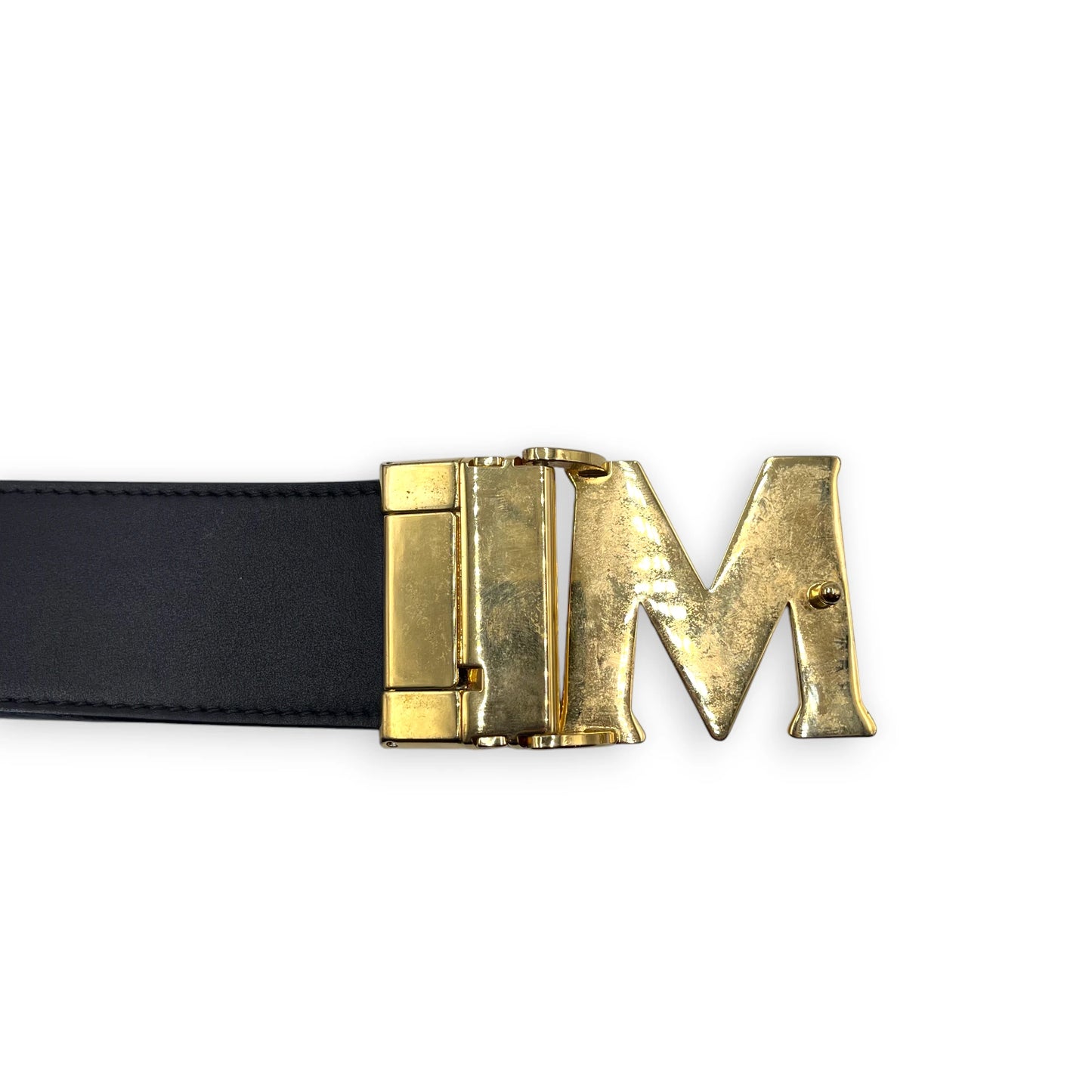 MCM Visetos Graphite Belt Men42