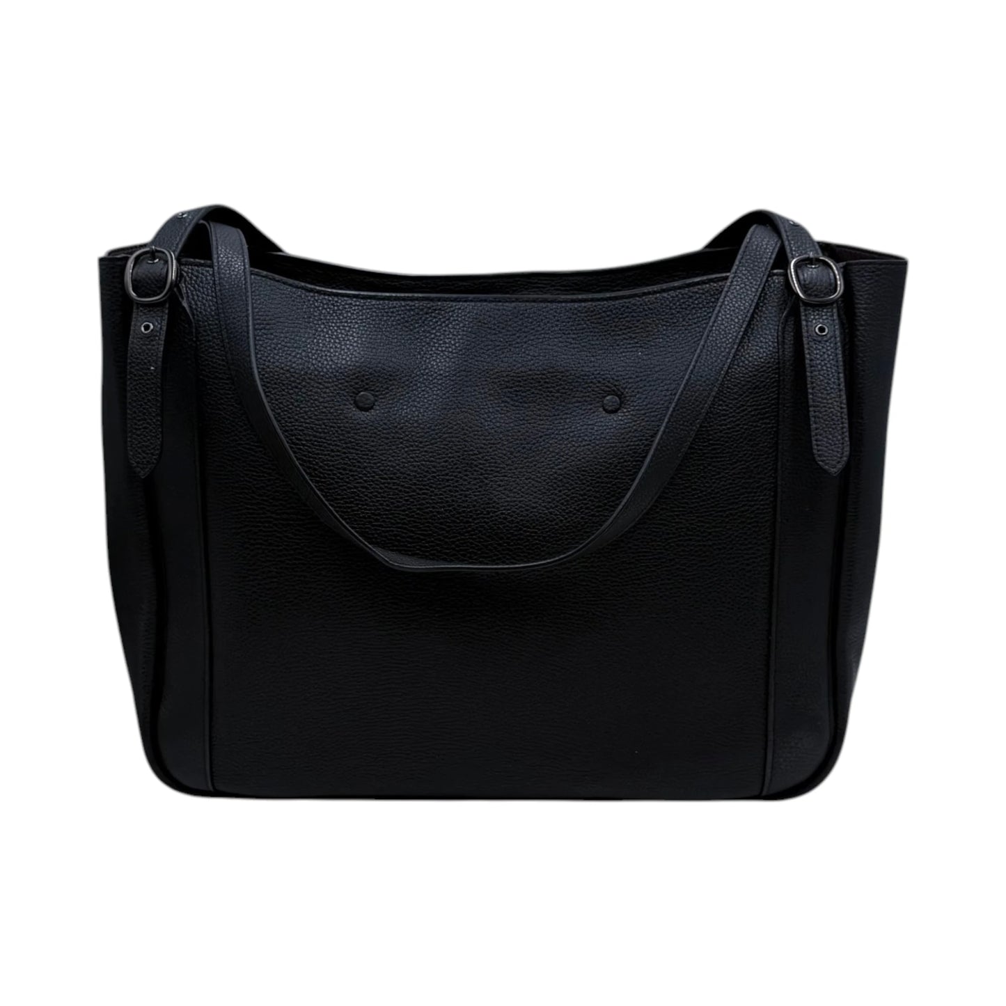 Coach Black Pebbled Leather Alana Tote Bag