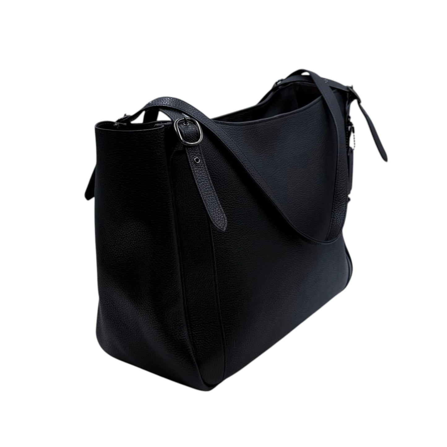 Coach Black Pebbled Leather Alana Tote Bag