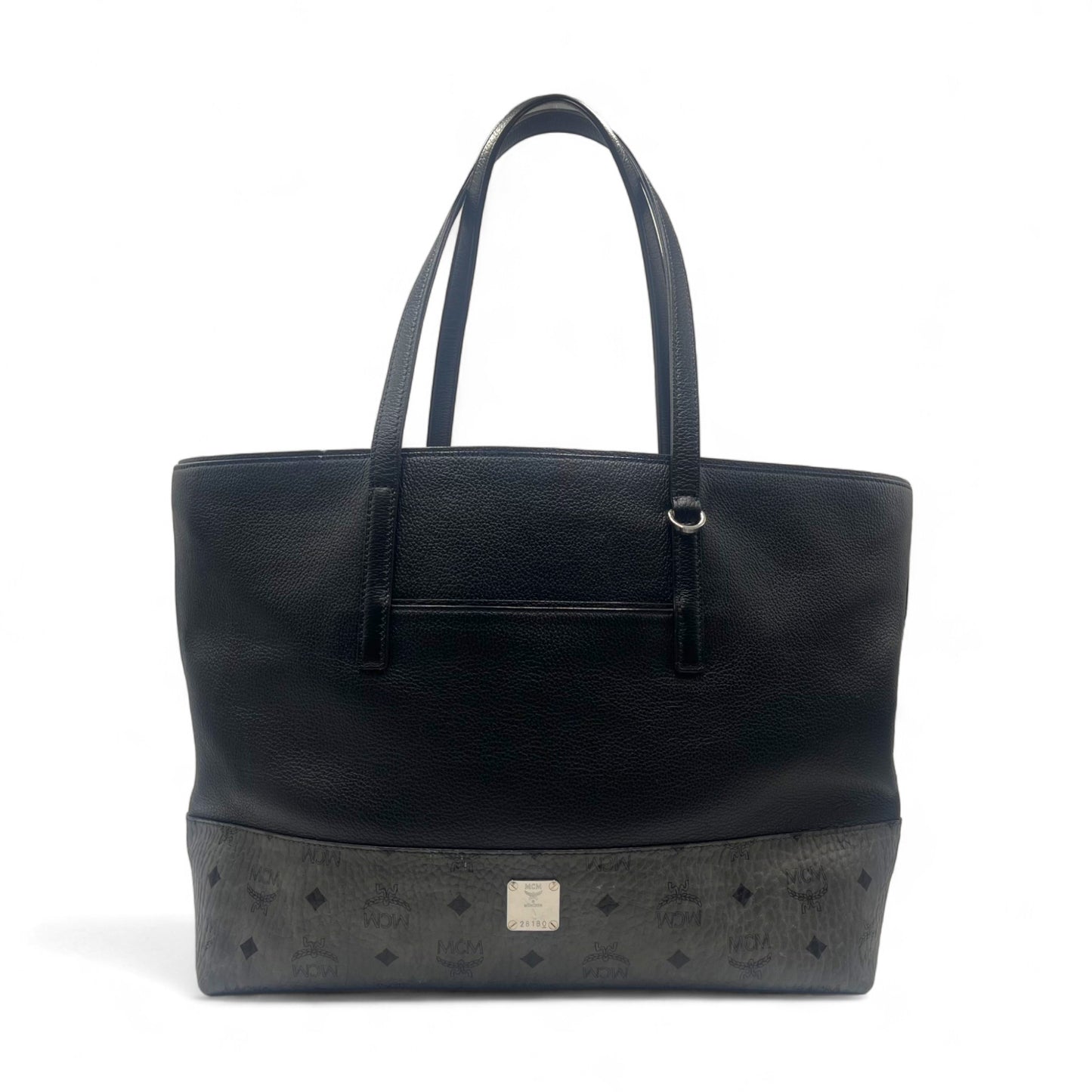 MCM Wilder Black Grey Tote