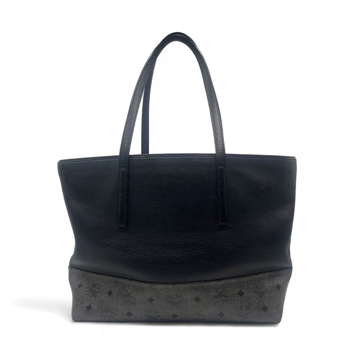 MCM Wilder Black Grey Tote