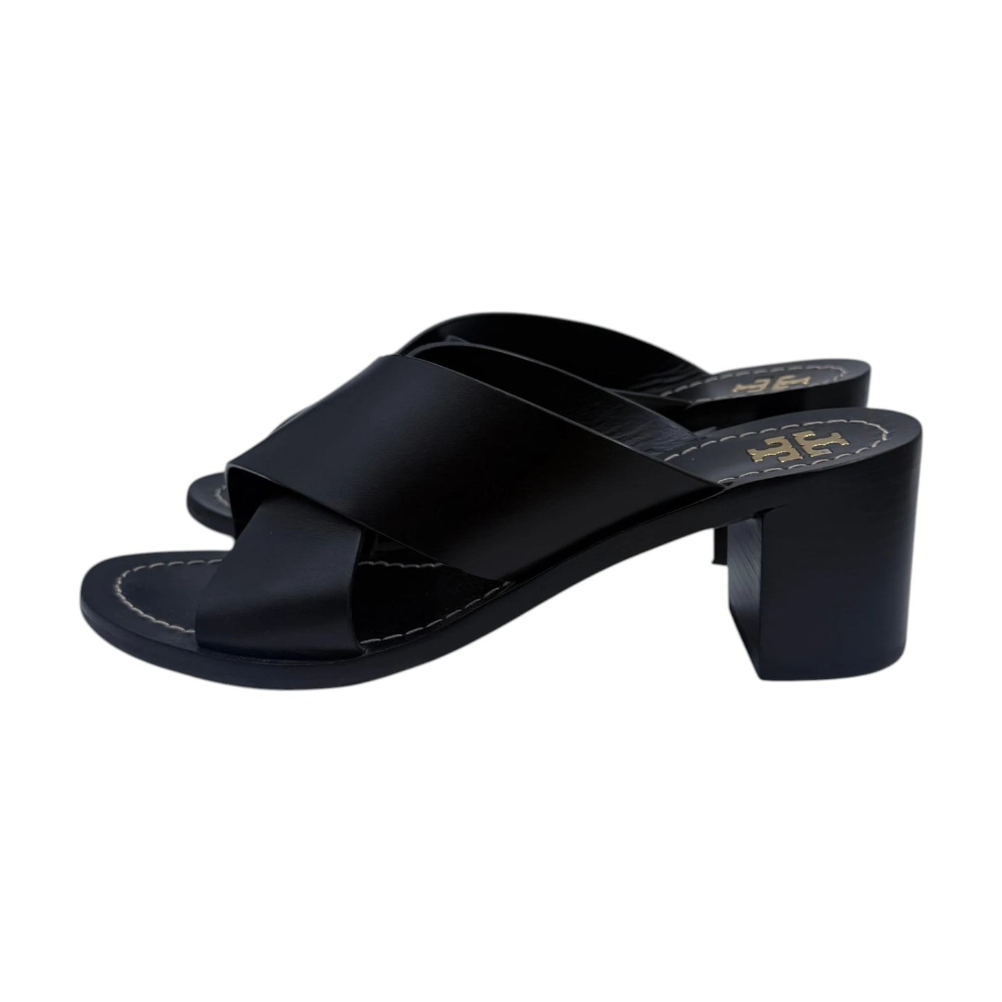 Tory Burch Black Montrose Leather Sandals