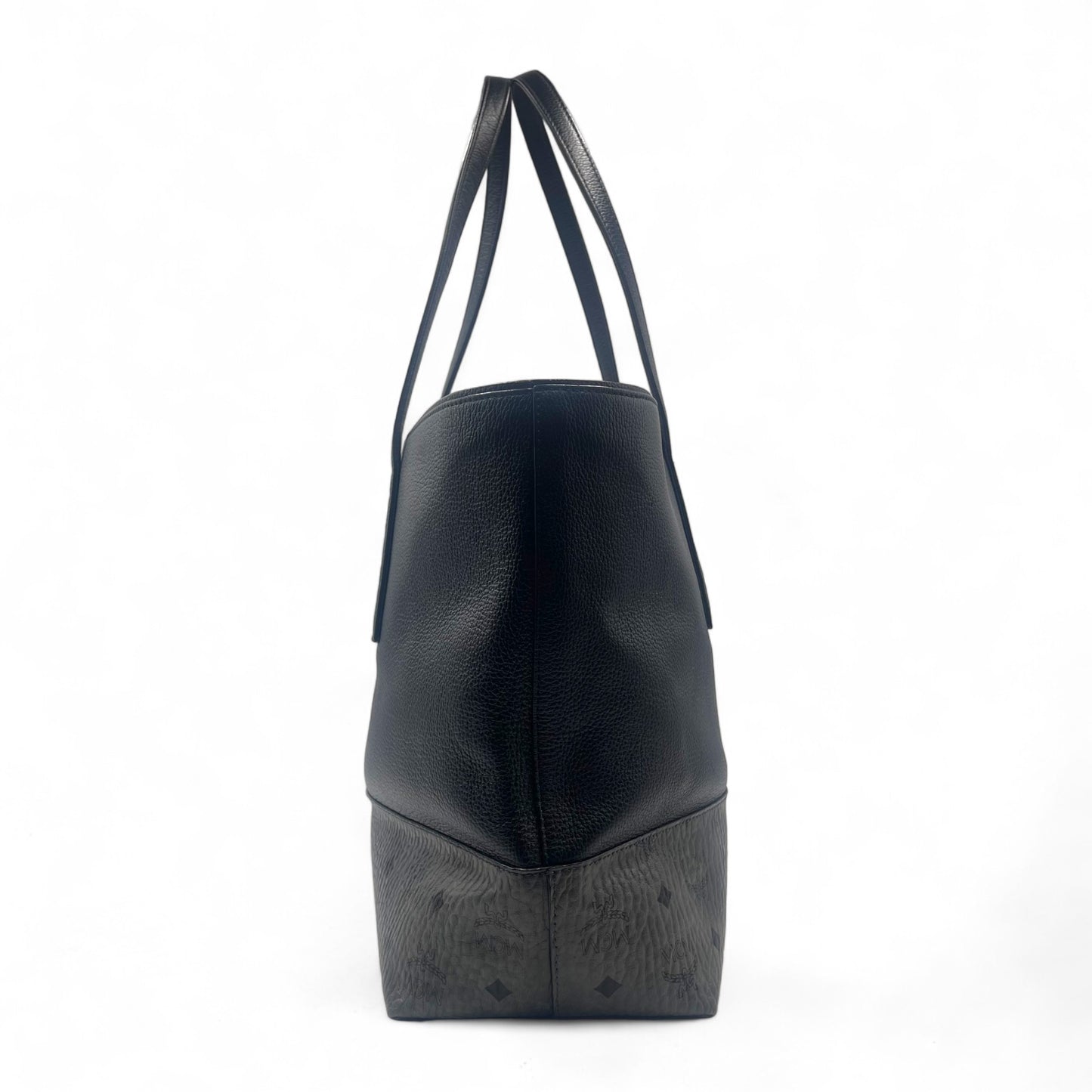 MCM Wilder Black Grey Tote