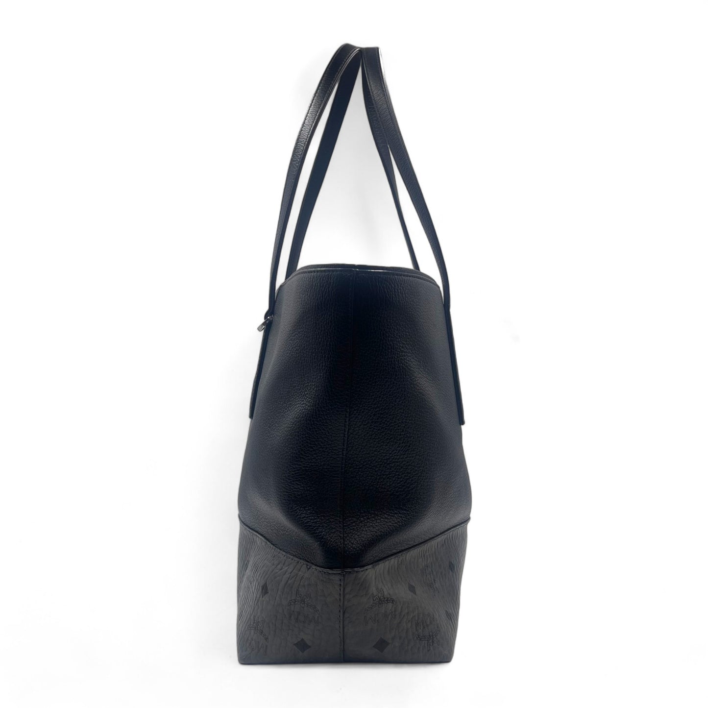 MCM Wilder Black Grey Tote