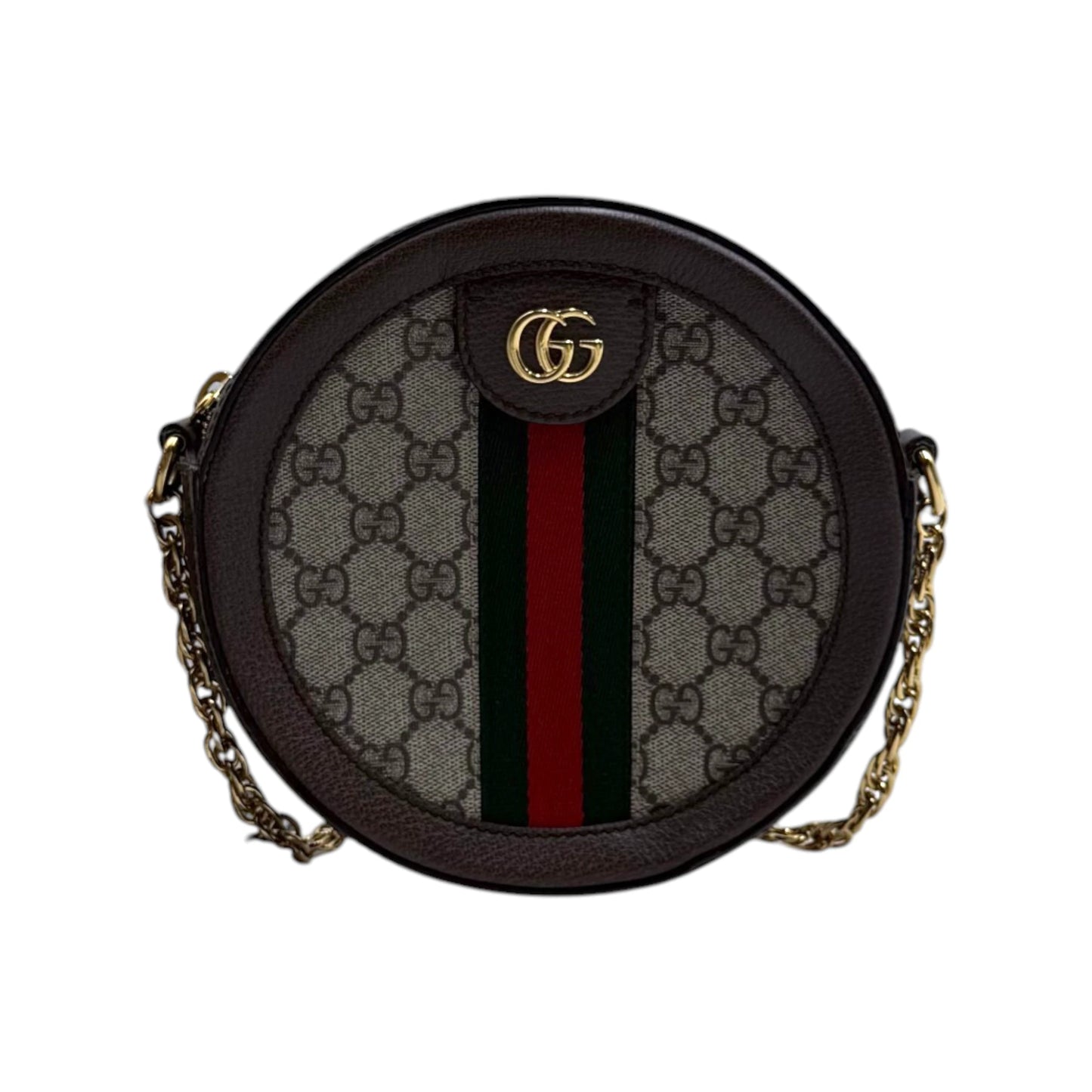 Gucci GG Supreme Mini Ophidia Round Shoulder Bag