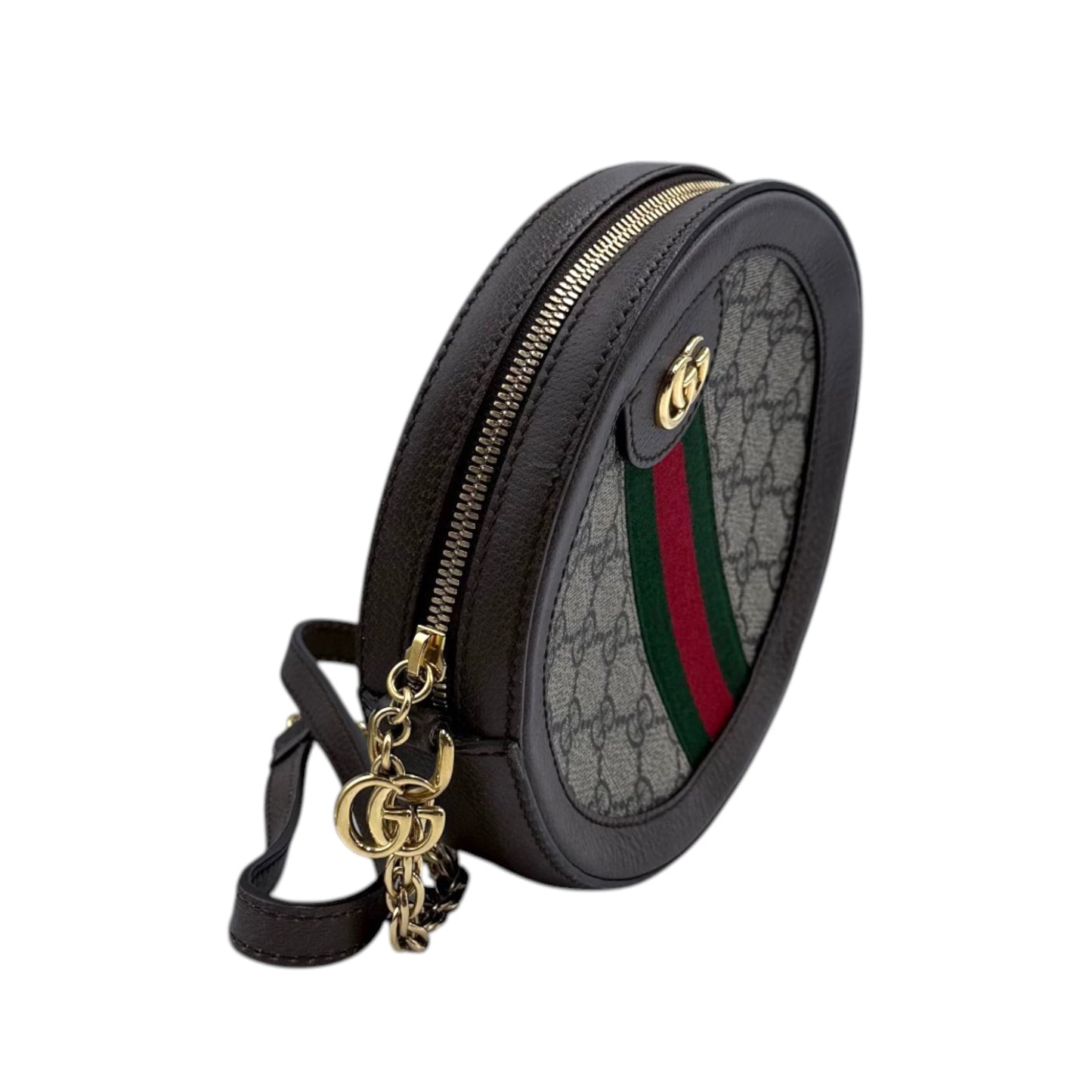 Gucci GG Supreme Mini Ophidia Round Shoulder Bag