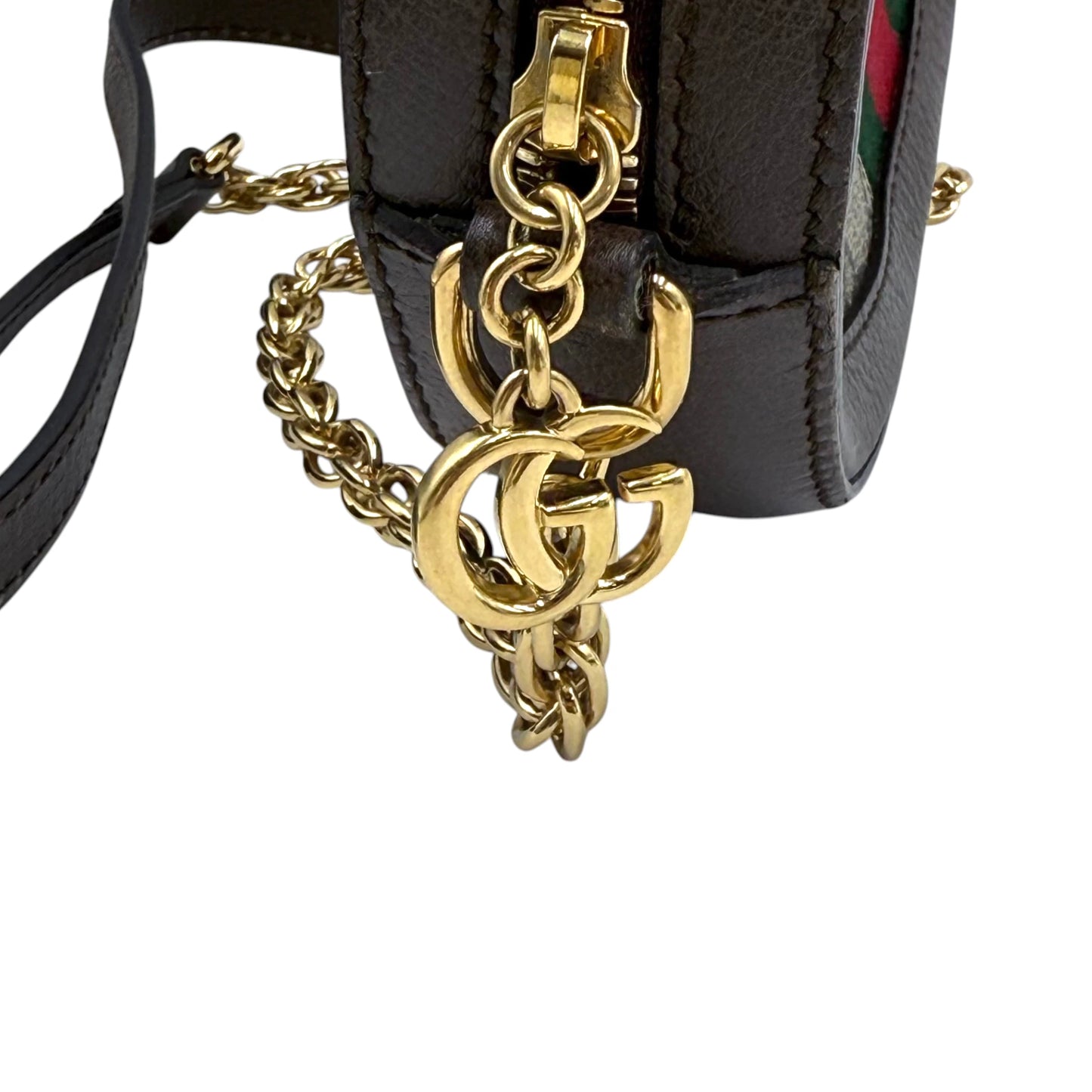 Gucci GG Supreme Mini Ophidia Round Shoulder Bag