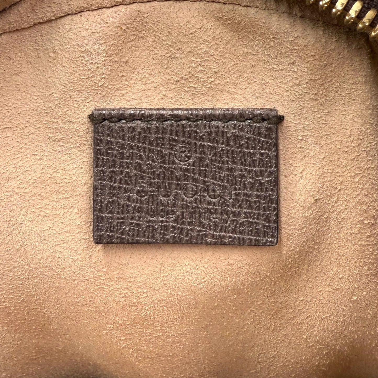 Gucci GG Supreme Mini Ophidia Round Shoulder Bag