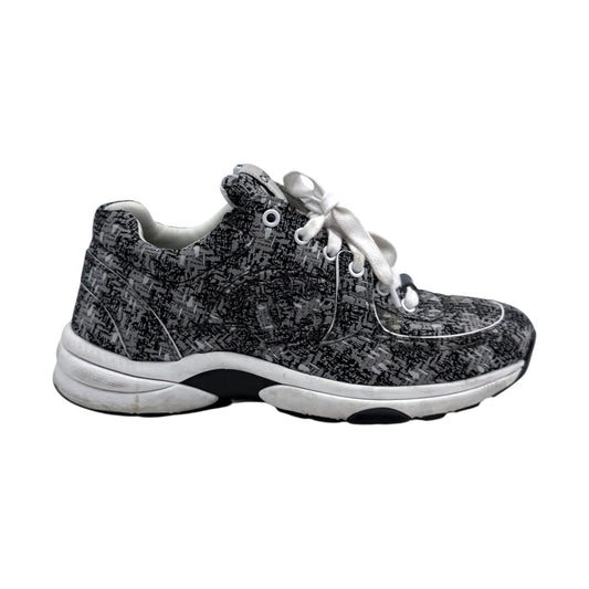 Chanel Low Cut Tweed Sneakers