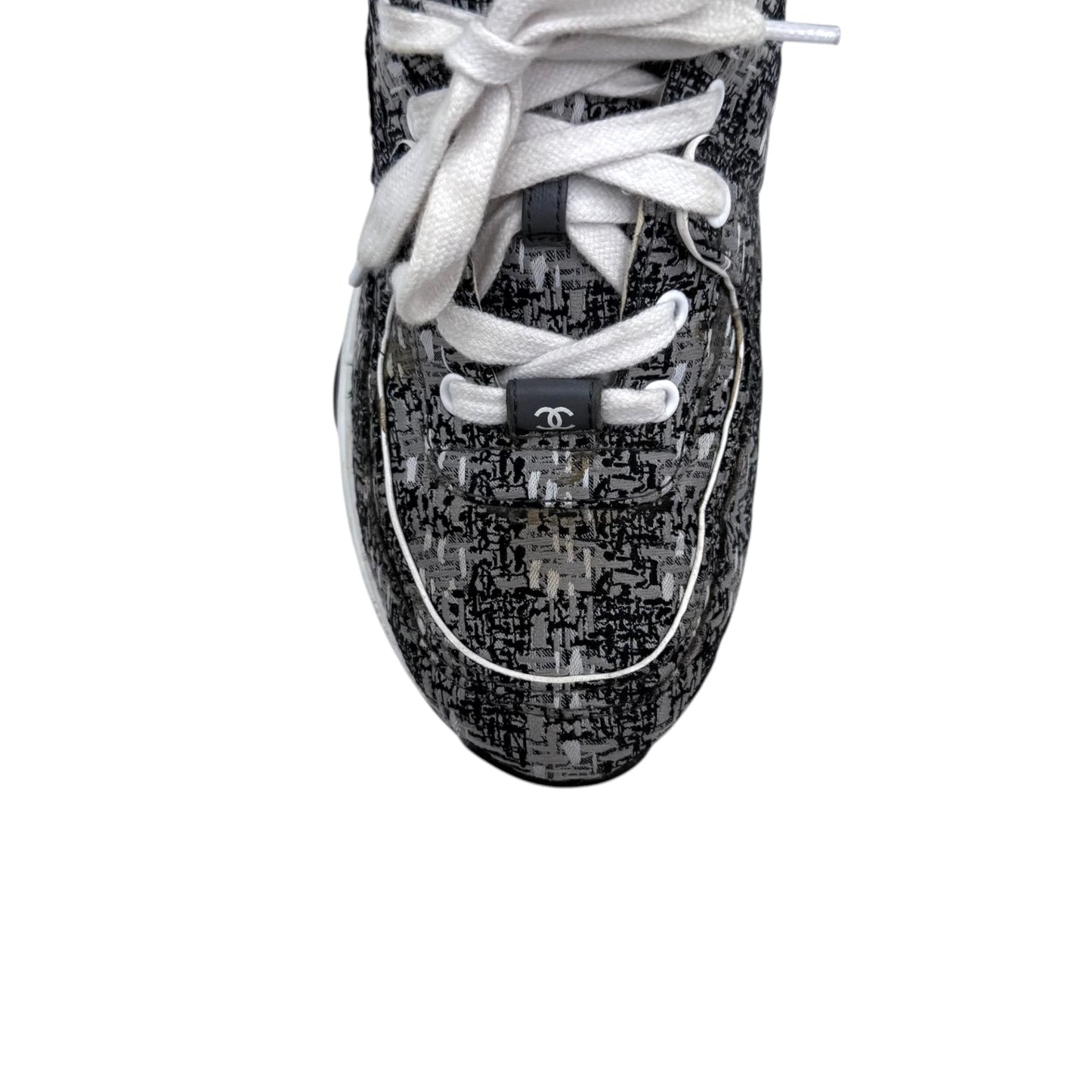 Chanel Low Cut Tweed Sneakers
