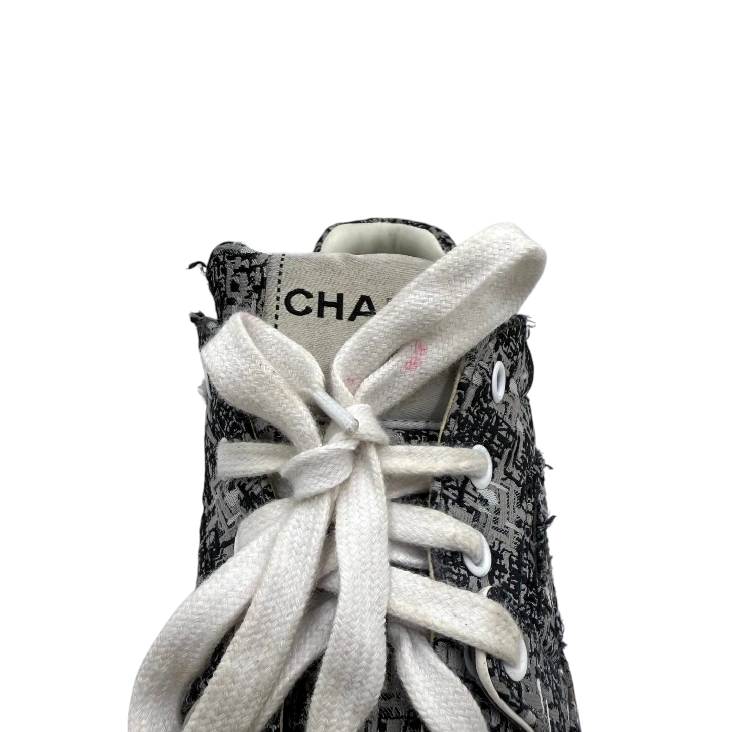 Chanel Low Cut Tweed Sneakers