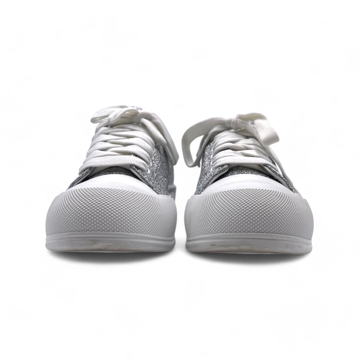 Alexander McQueen Glitter Deck Plimsoll Sneakers