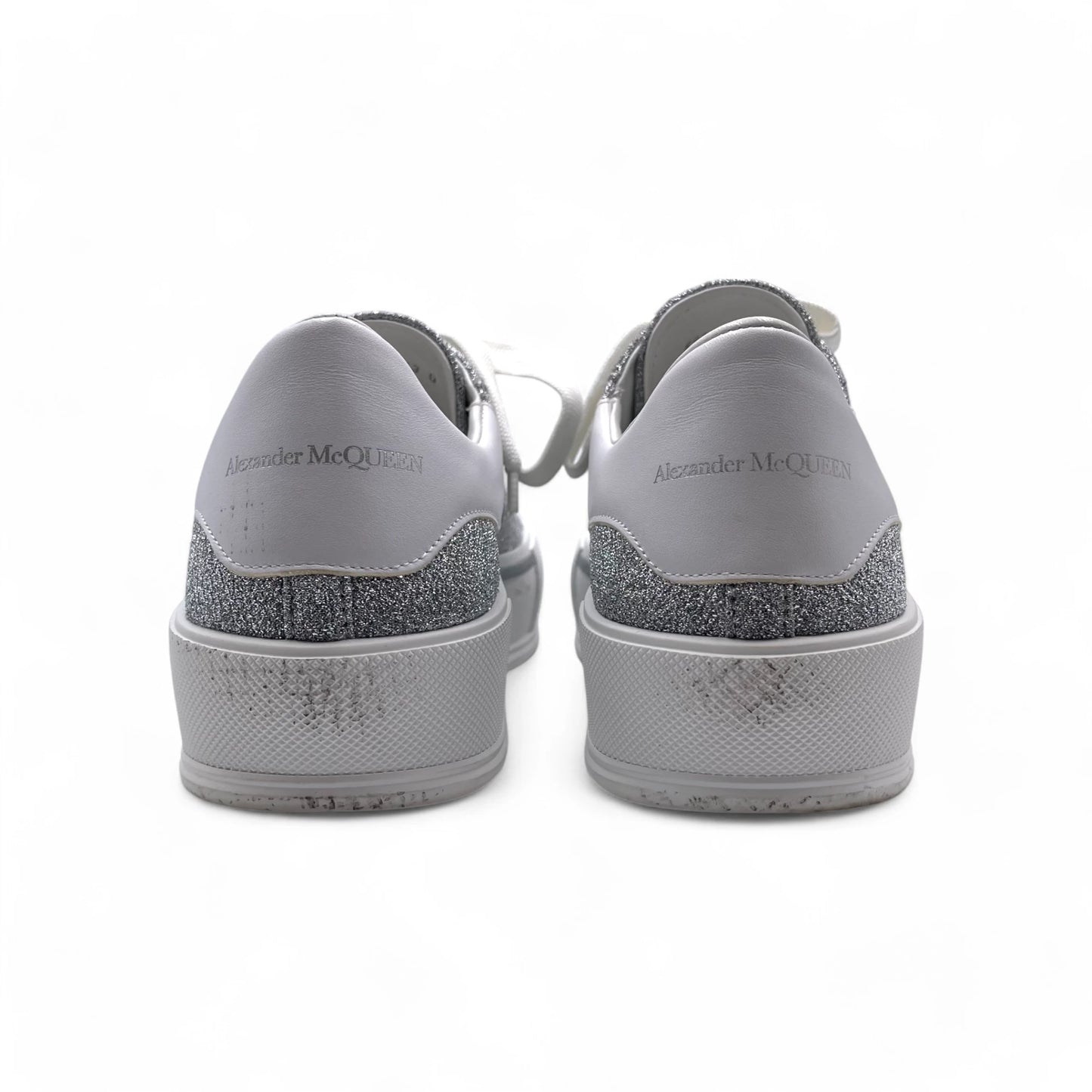 Alexander McQueen Glitter Deck Plimsoll Sneakers