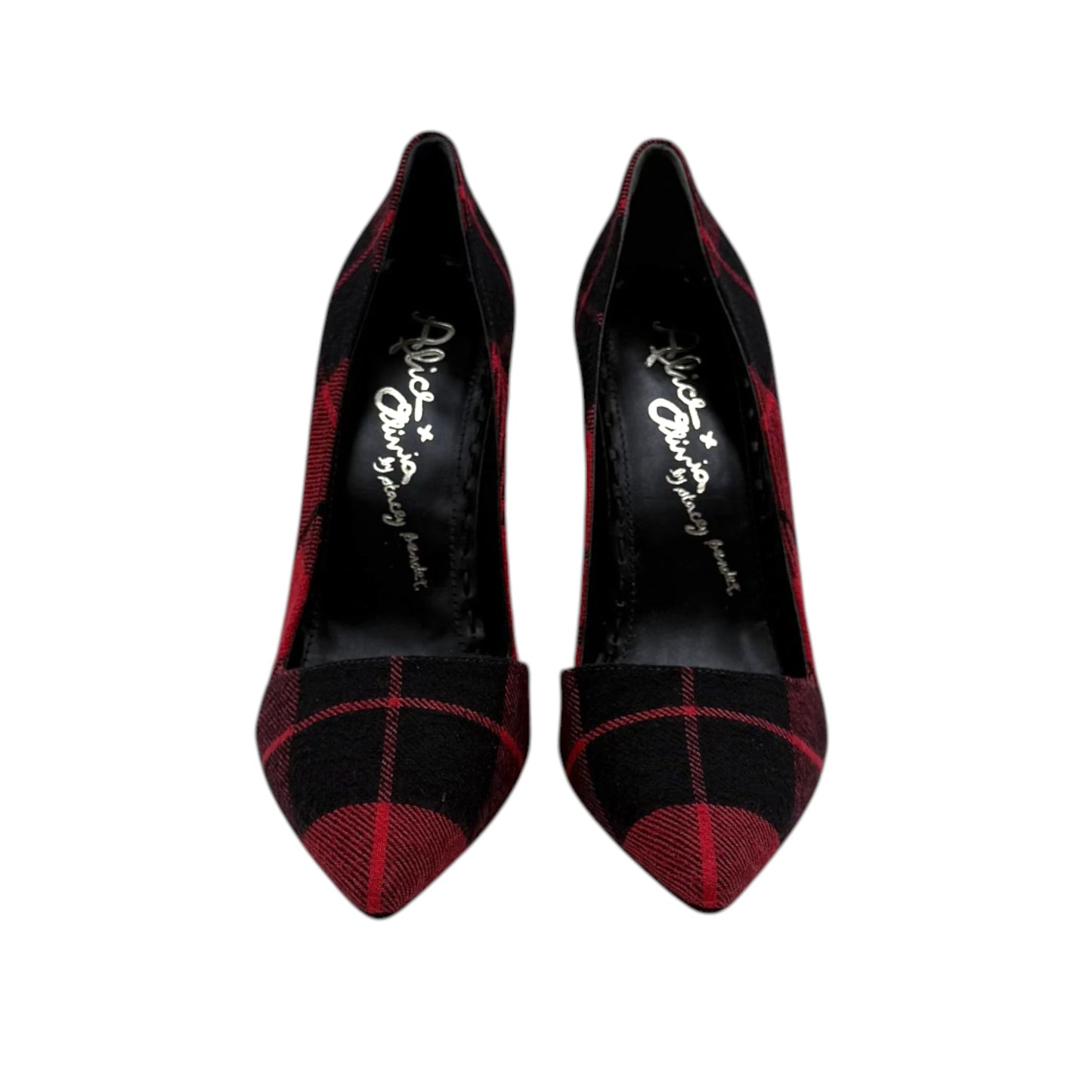 Alice + Olivia Thea Plaid Heels