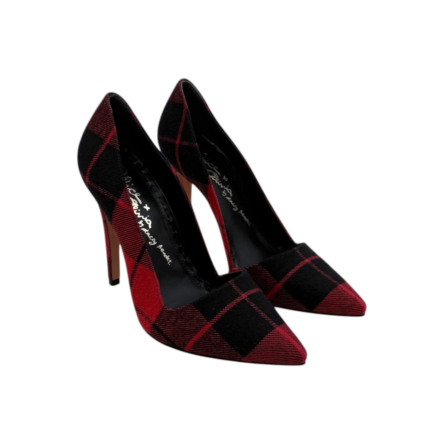 Alice + Olivia Thea Plaid Heels