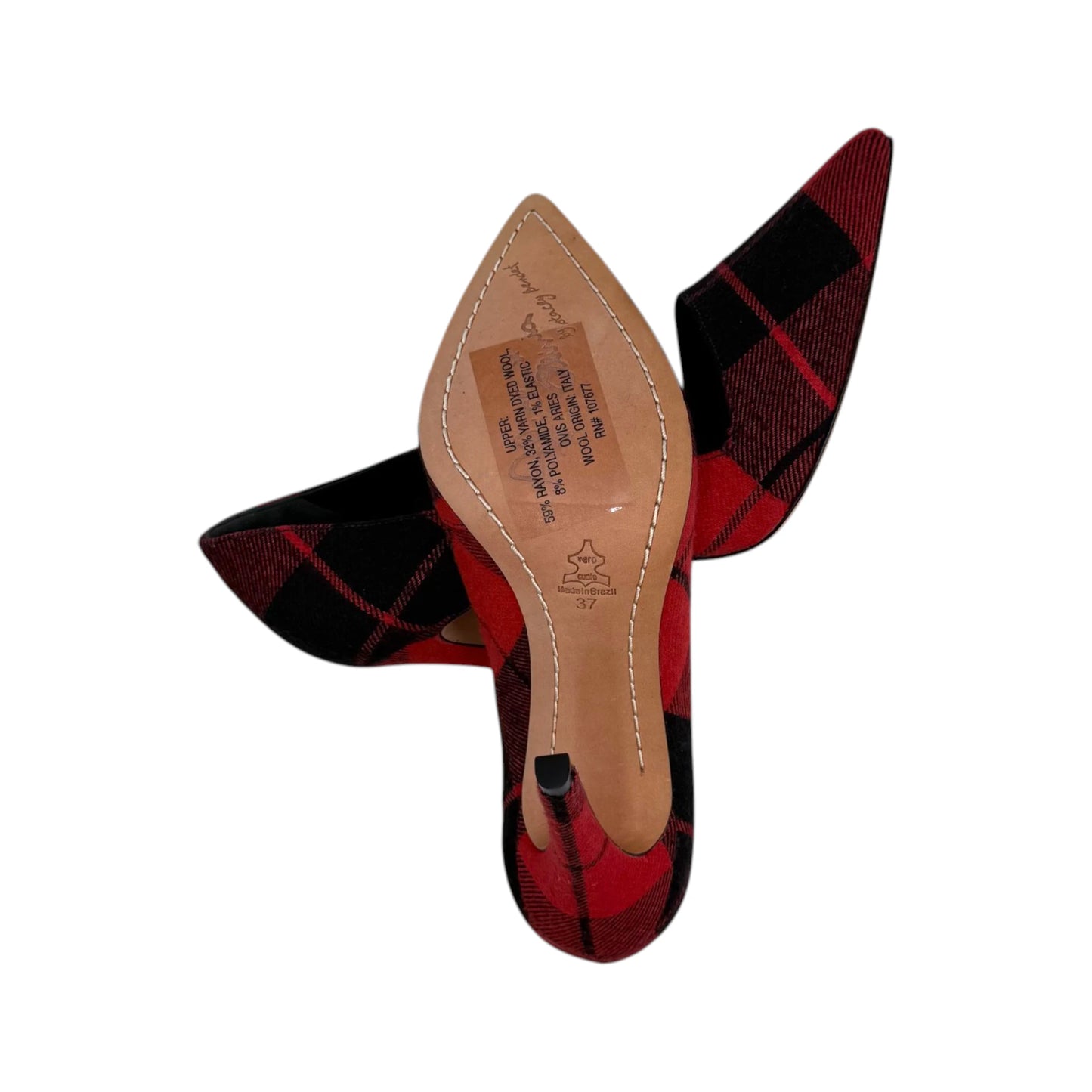 Alice + Olivia Thea Plaid Heels