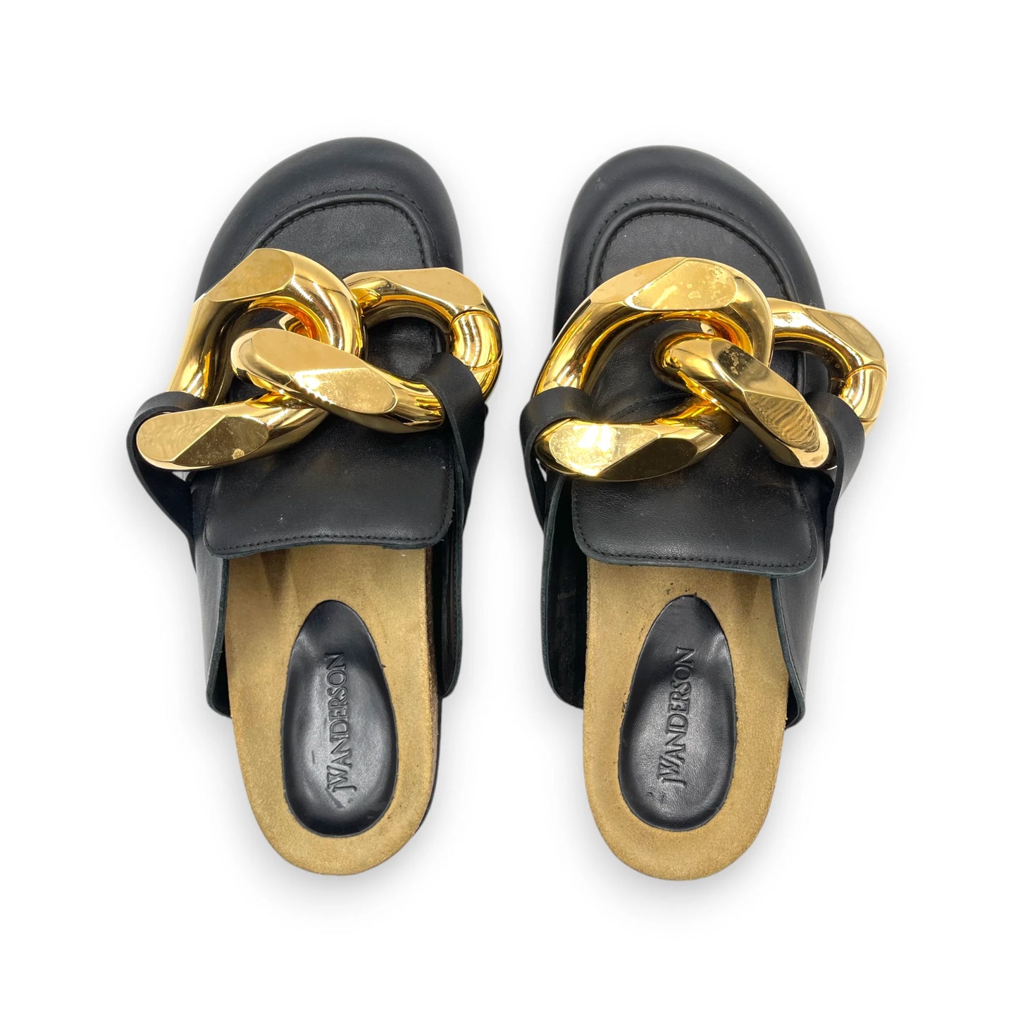 JW Anderson Gold Chain Mules